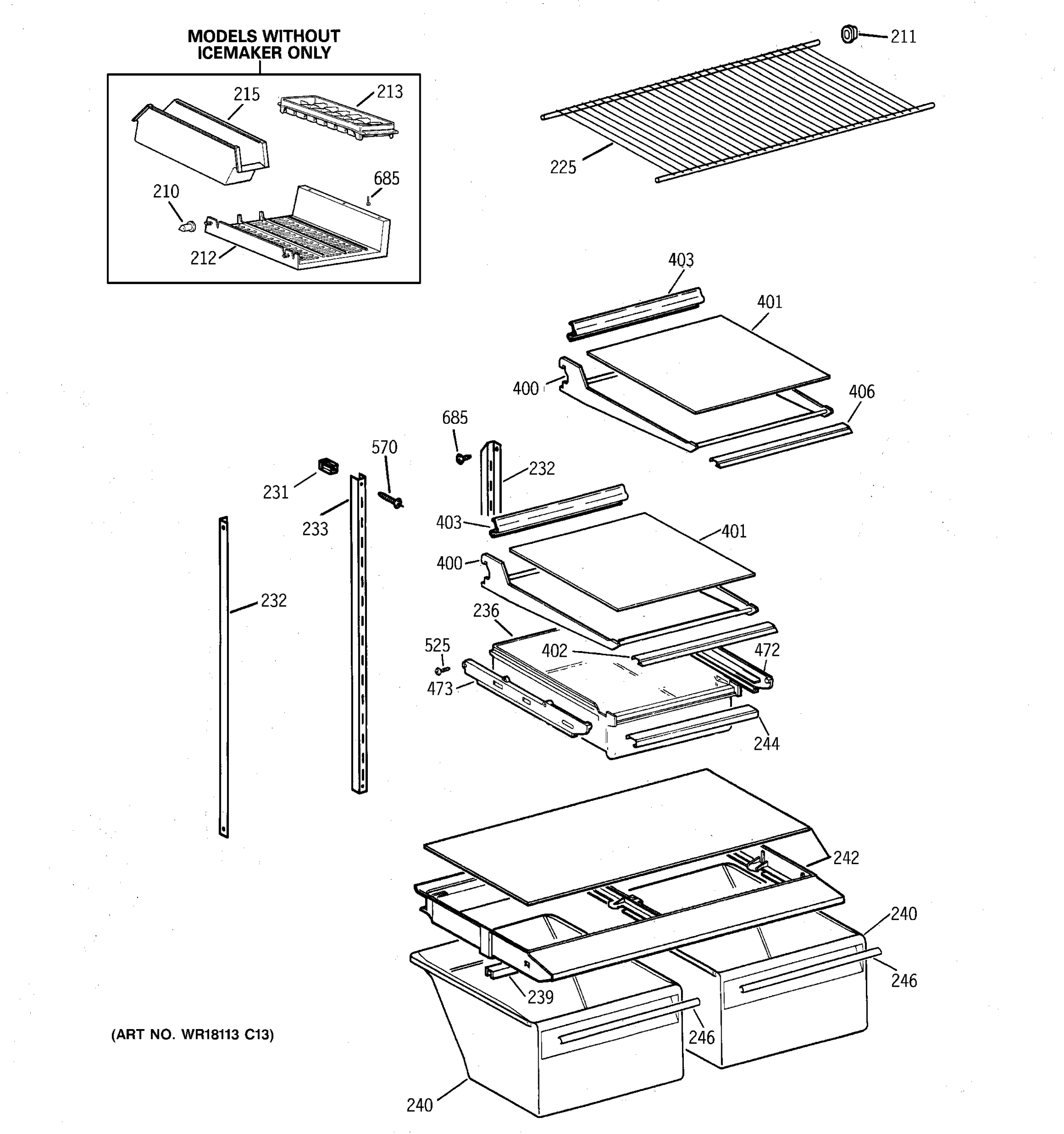 SHELF PARTS