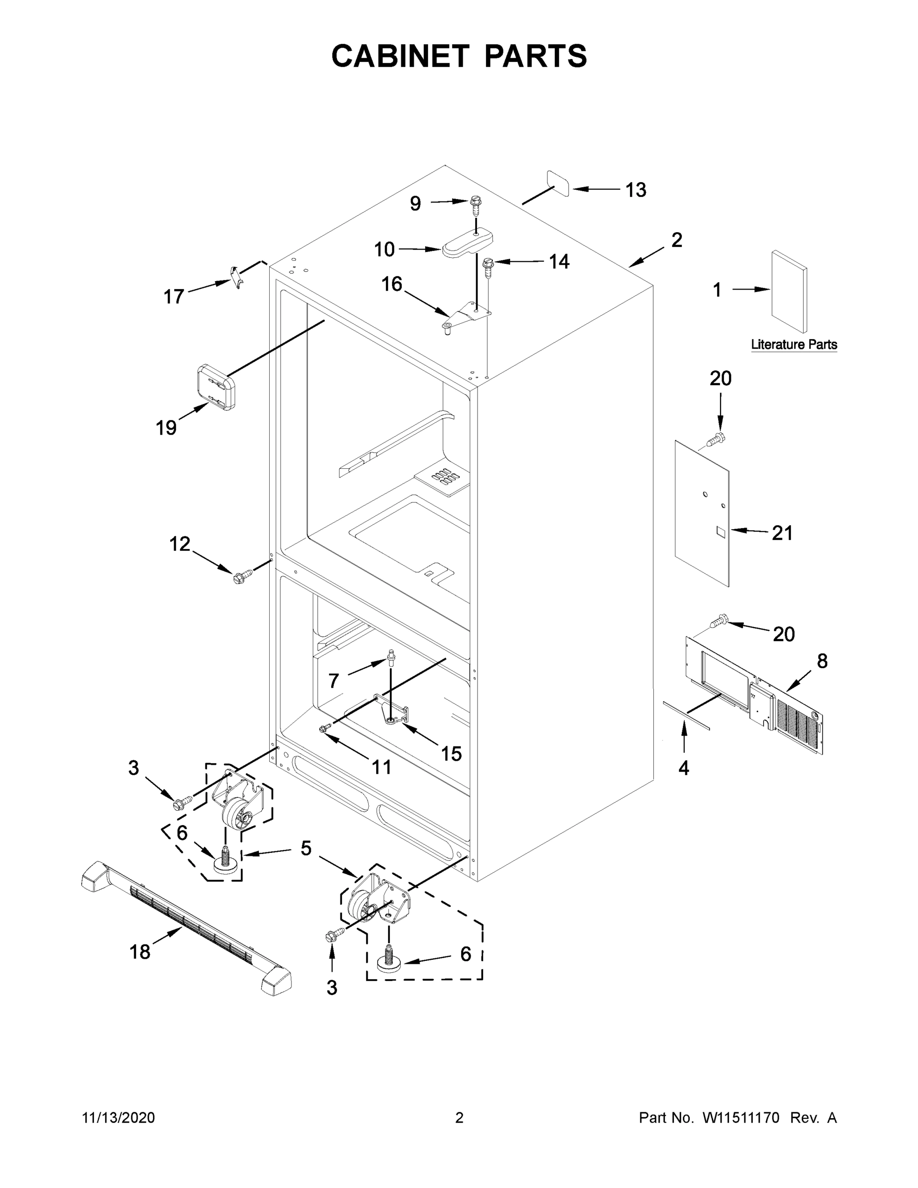 02 - CABINET PARTS