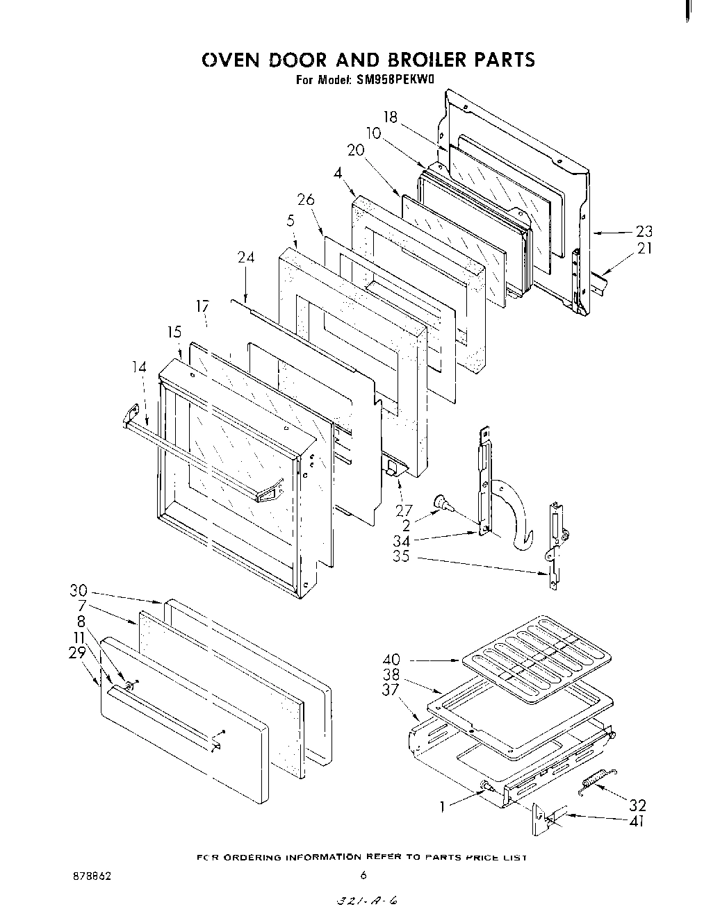 04 - OVEN DOOR AND BROILER