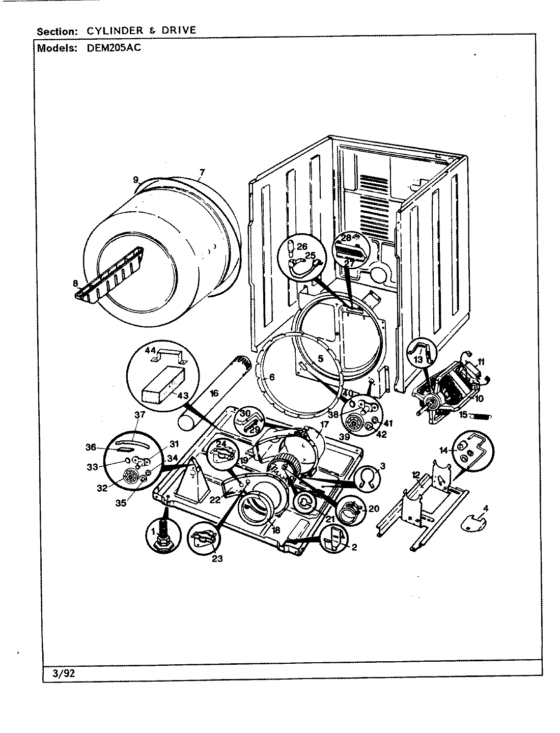 02 - CYLINDER & DRIVE (ALM) (REV. A-B)