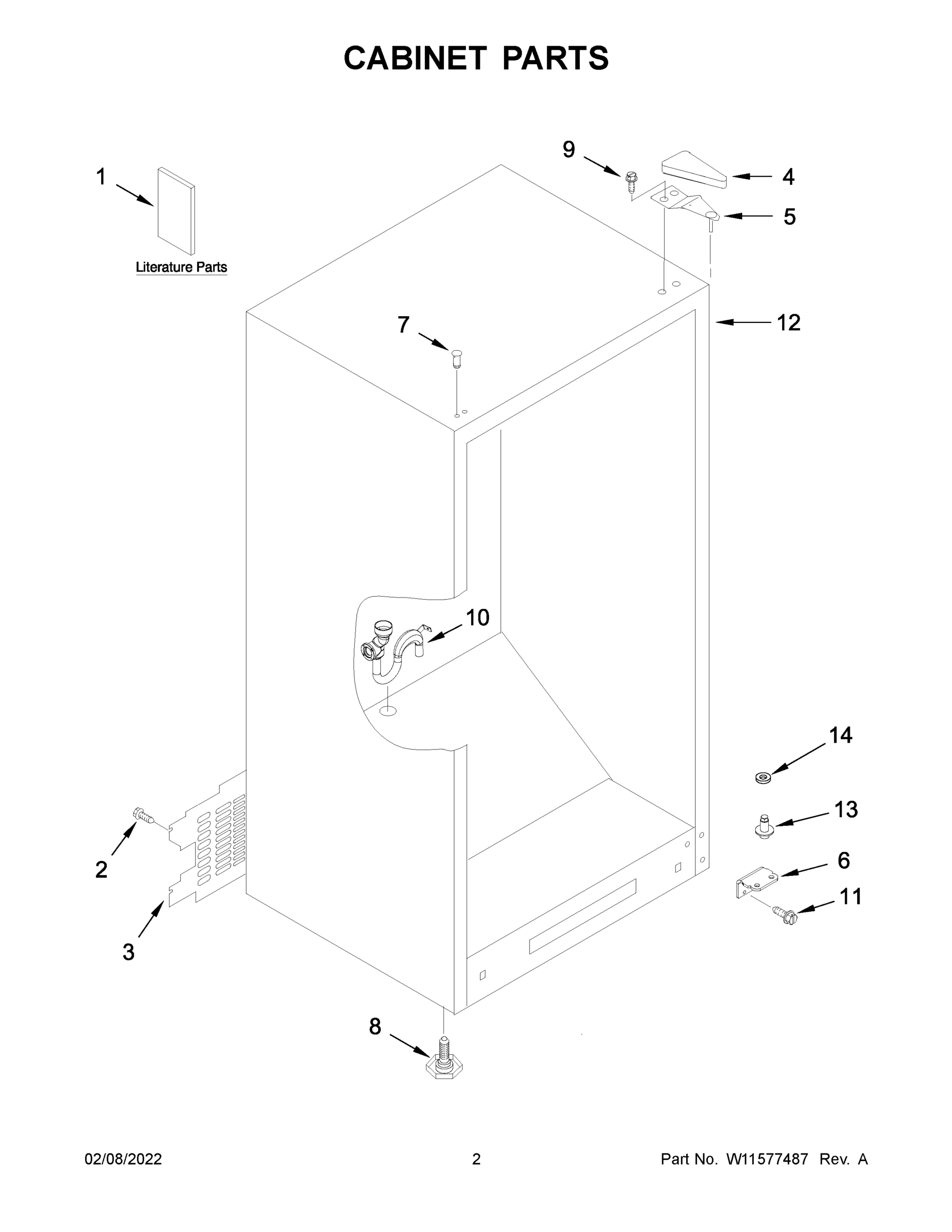 02 - CABINET PARTS