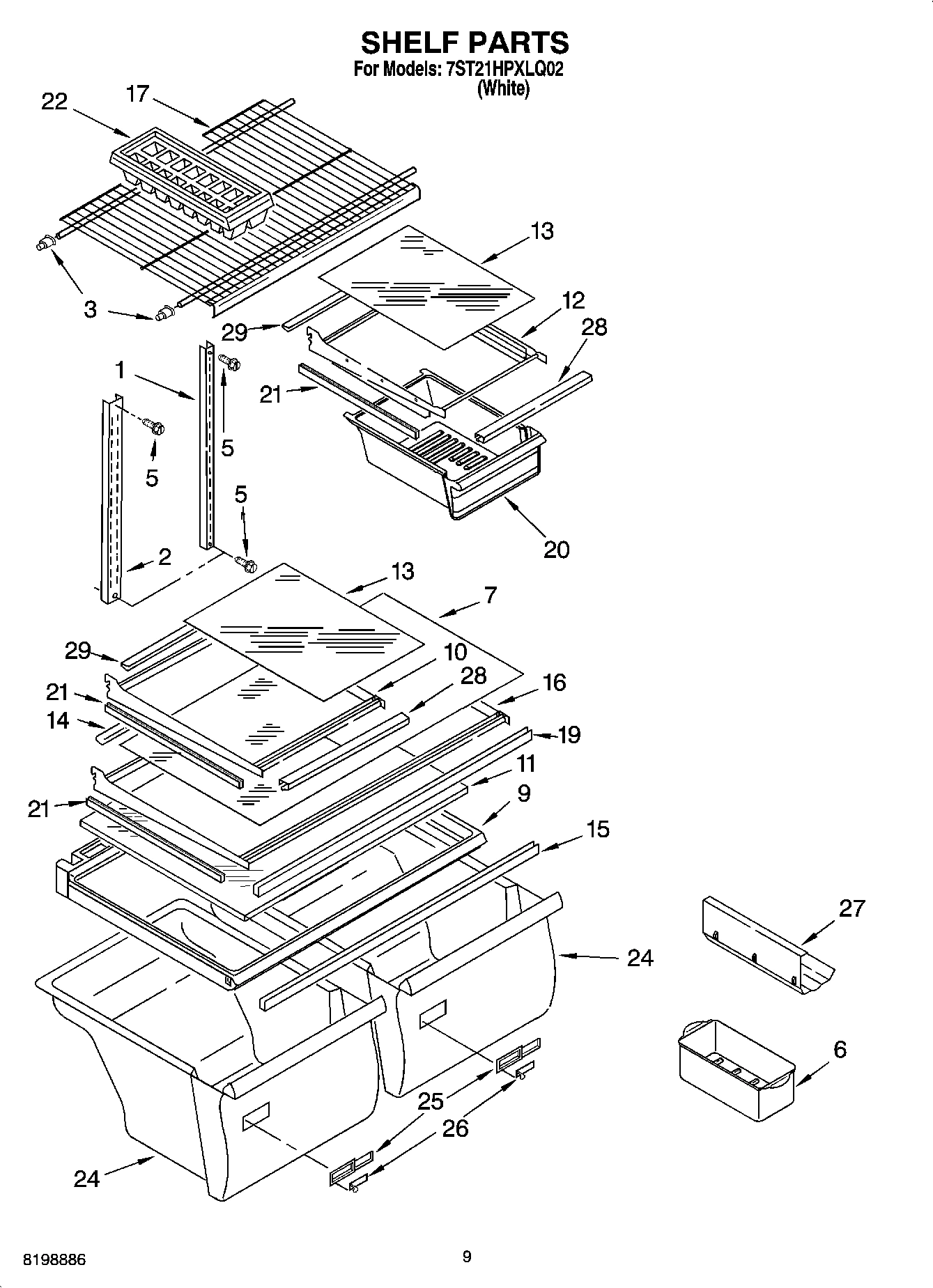05 - SHELF PARTS, OPTIONAL PARTS