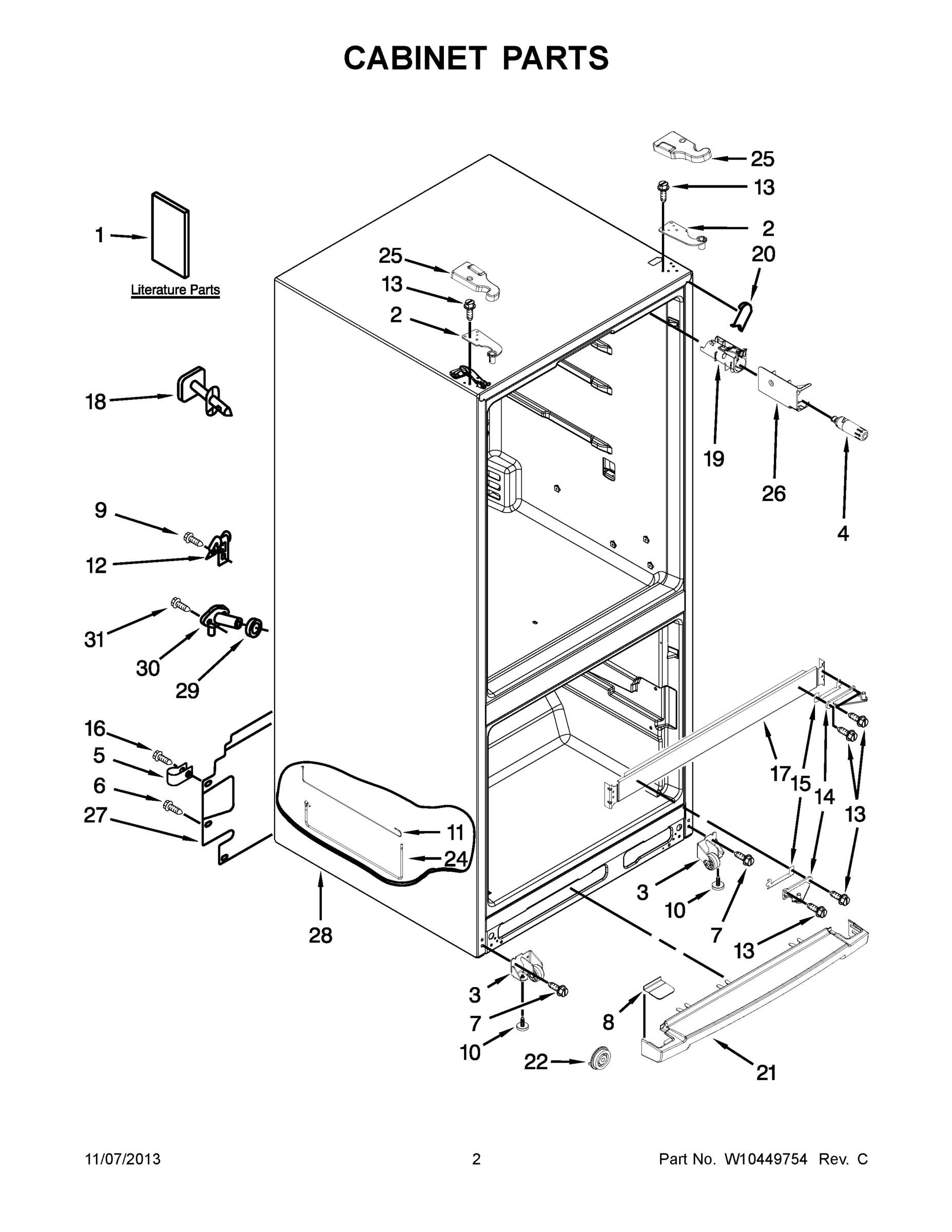 02 - CABINET PARTS