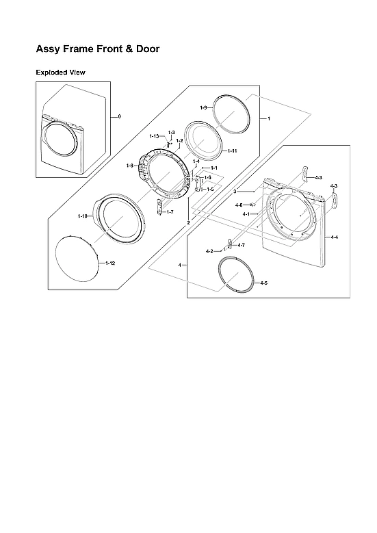 Front Frame & Door Assembly