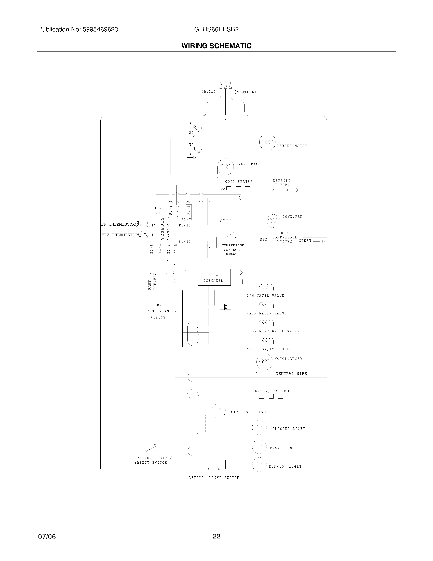 22 - WIRING SCHEMATIC
