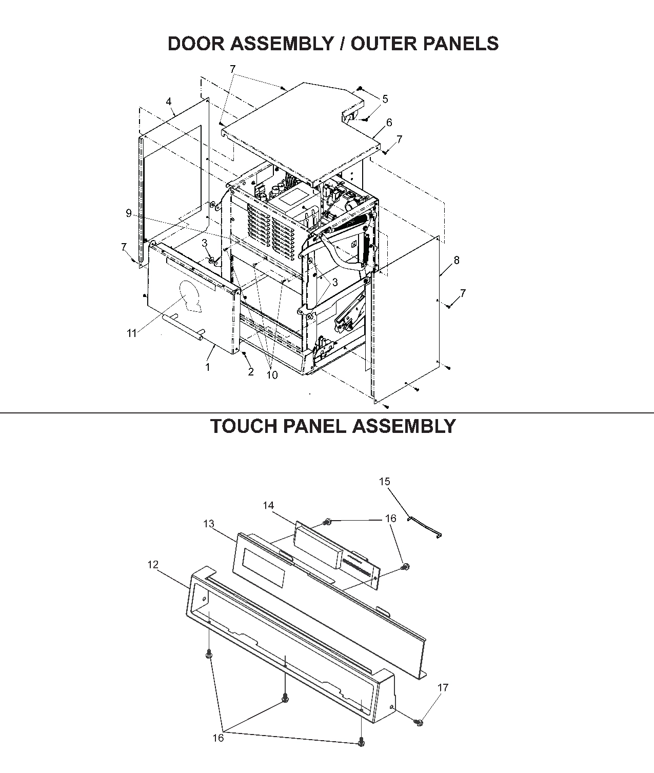 Door Assembly / OUTER PANELS