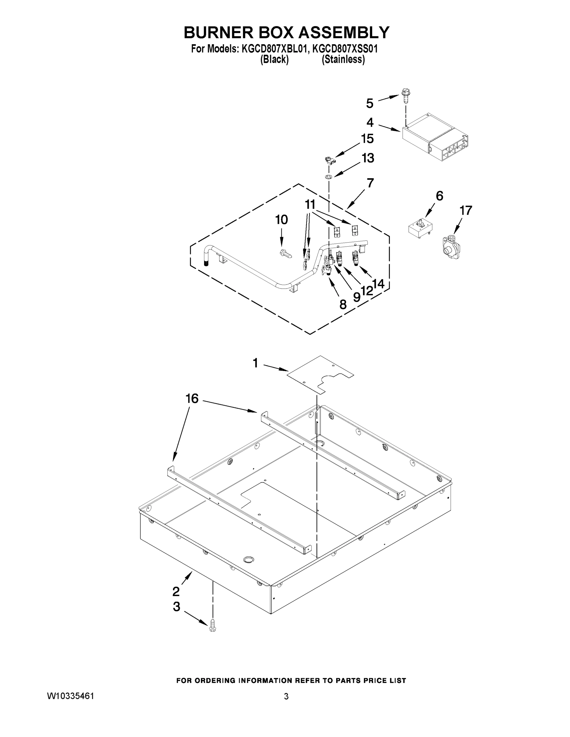 02 - BURNER BOX ASSEMBLY
