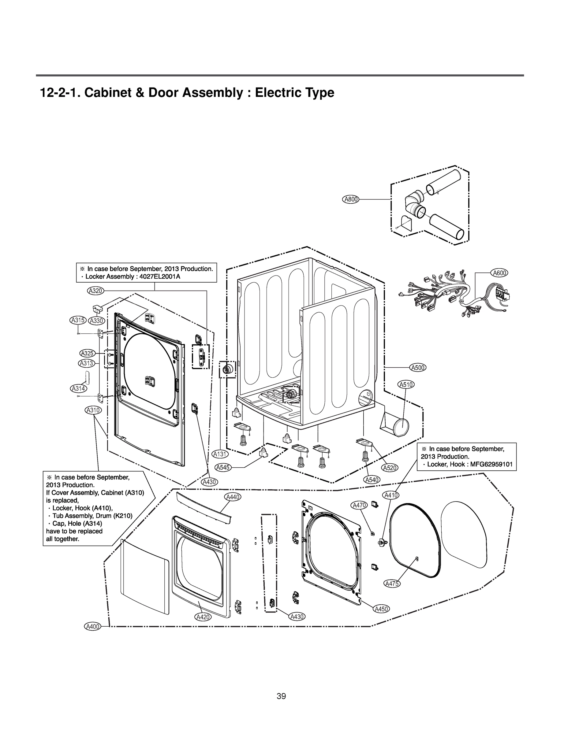 CABINET & DOOR ASSEMBLY