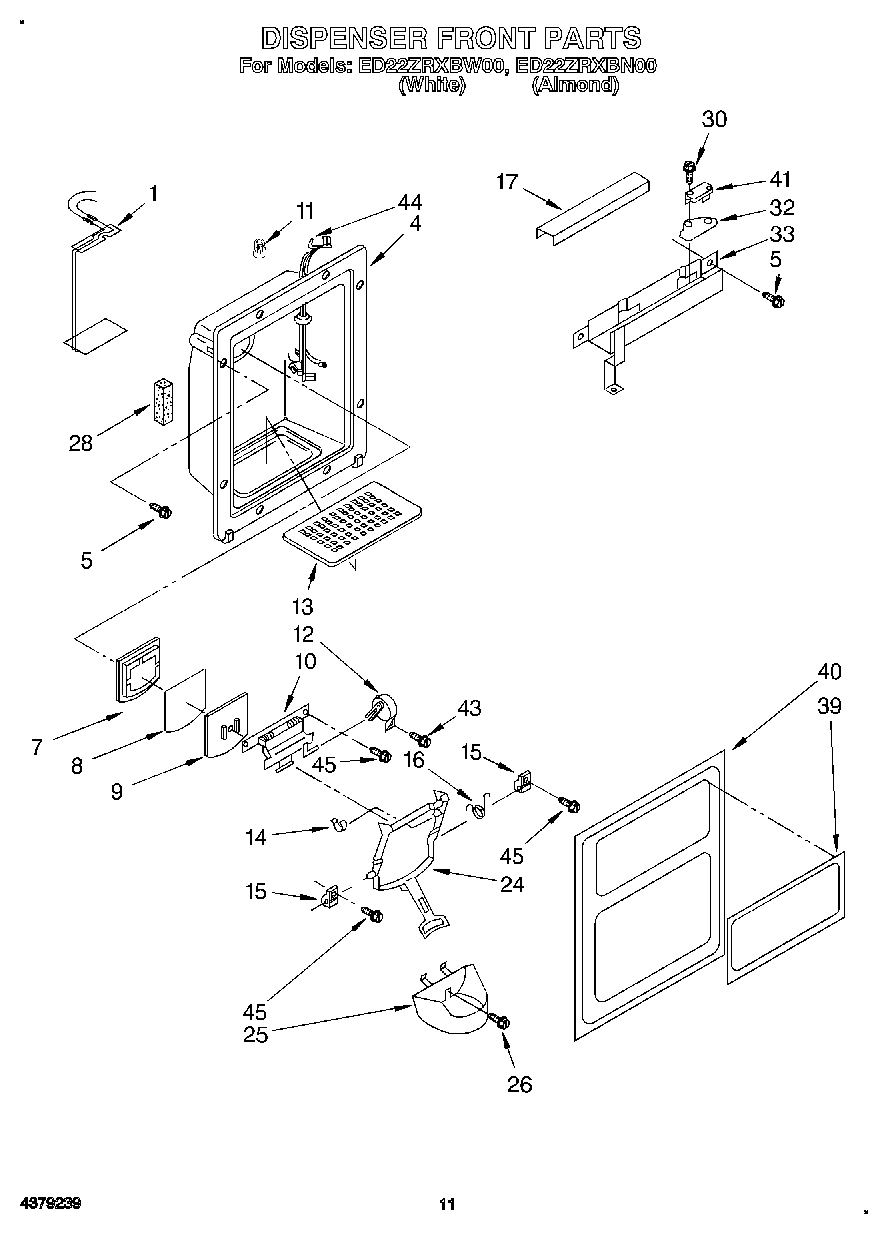 08 - DISPENSER FRONT