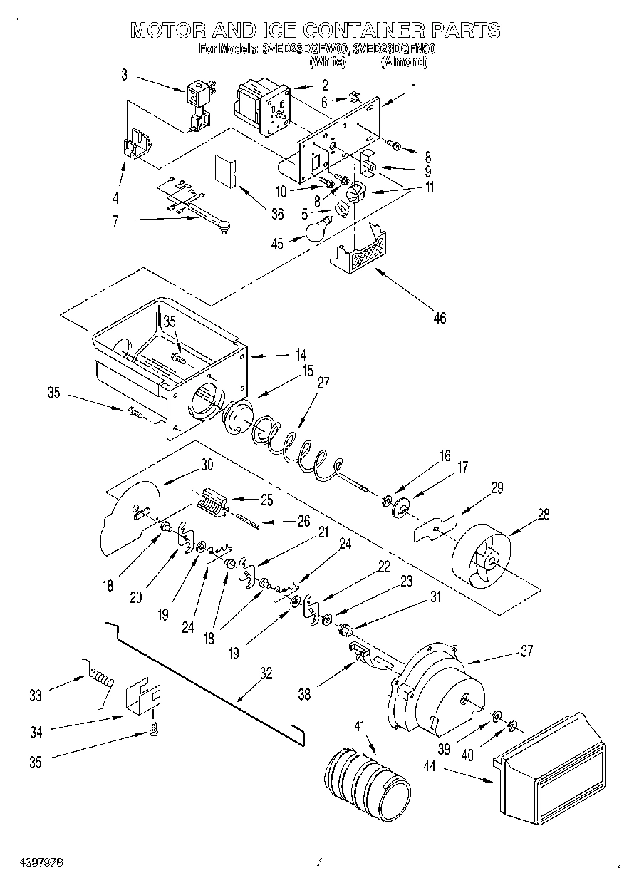 06 - MOTOR AND ICE CONTAINER