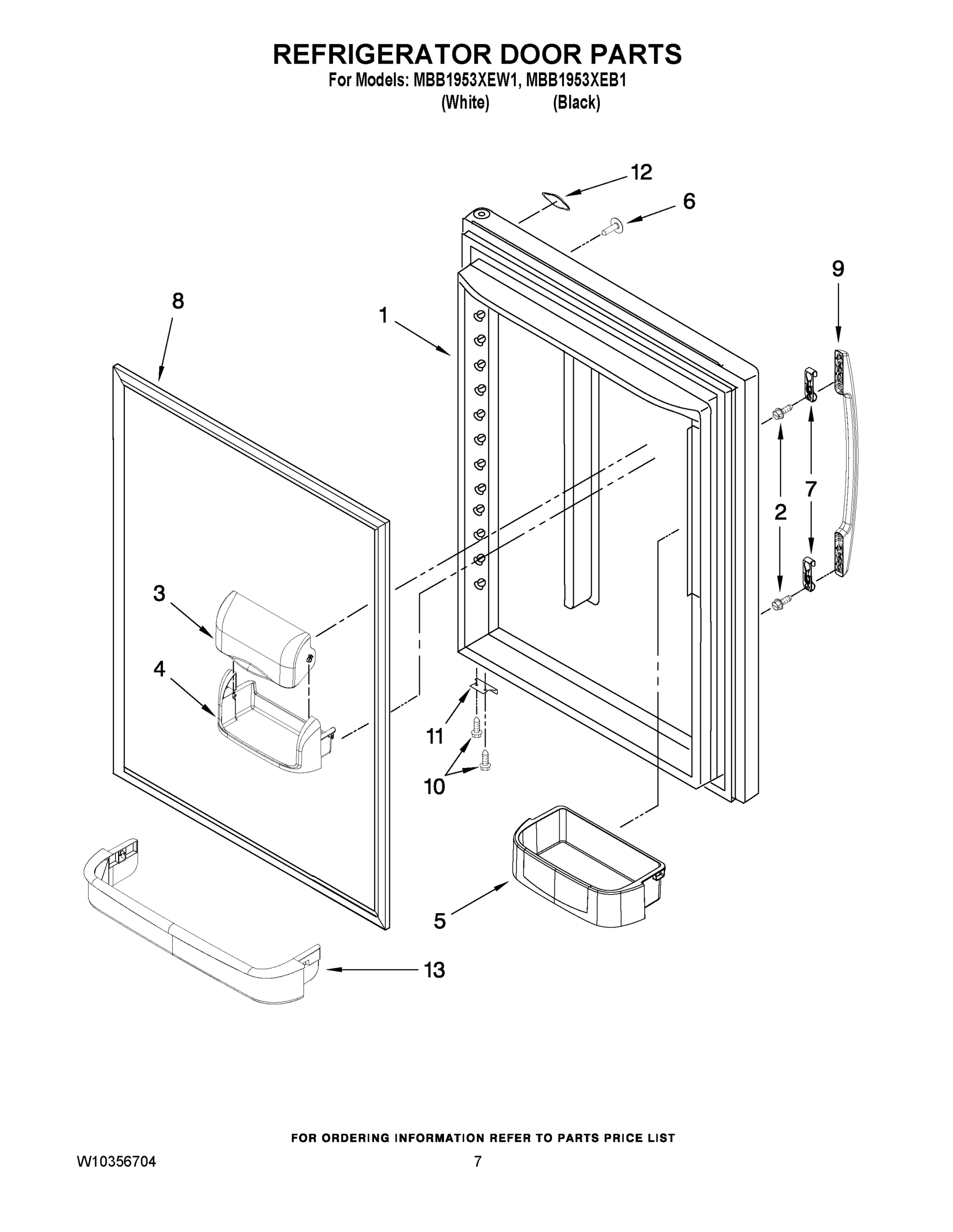 05 - REFRIGERATOR DOOR PARTS