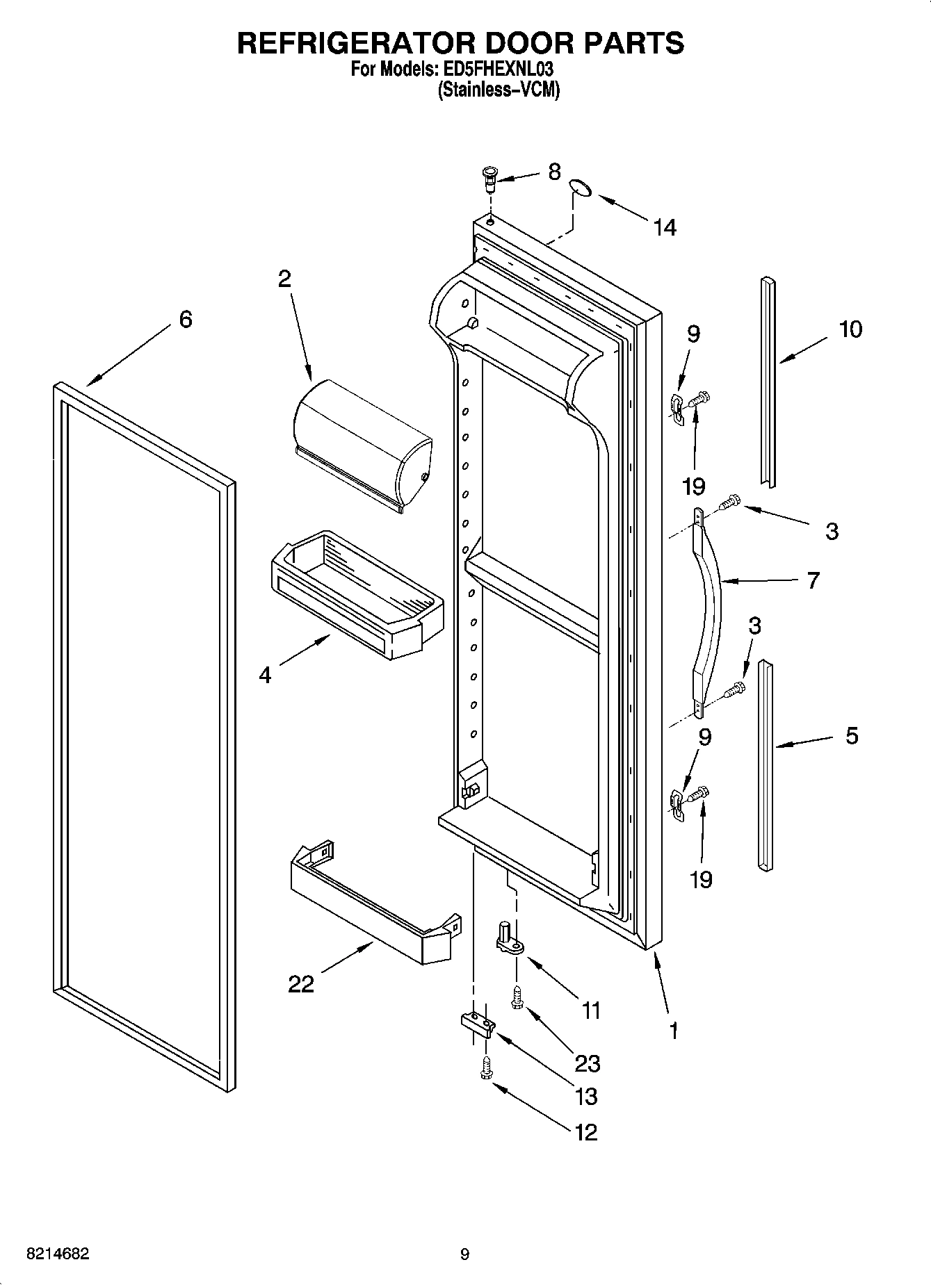 06 - REFRIGERATOR DOOR PARTS