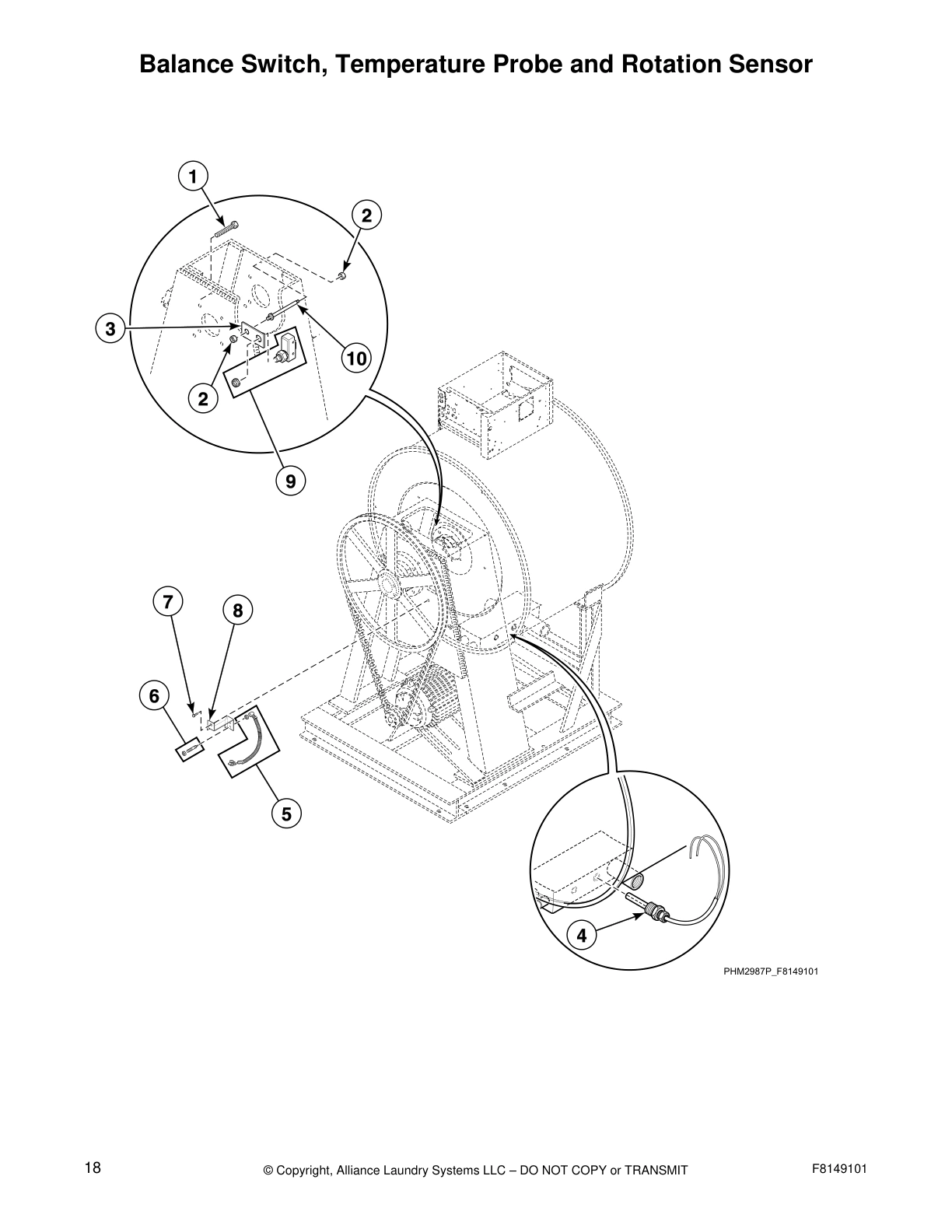 Balance Switch, Temperature Probe and Rotation Sensor
