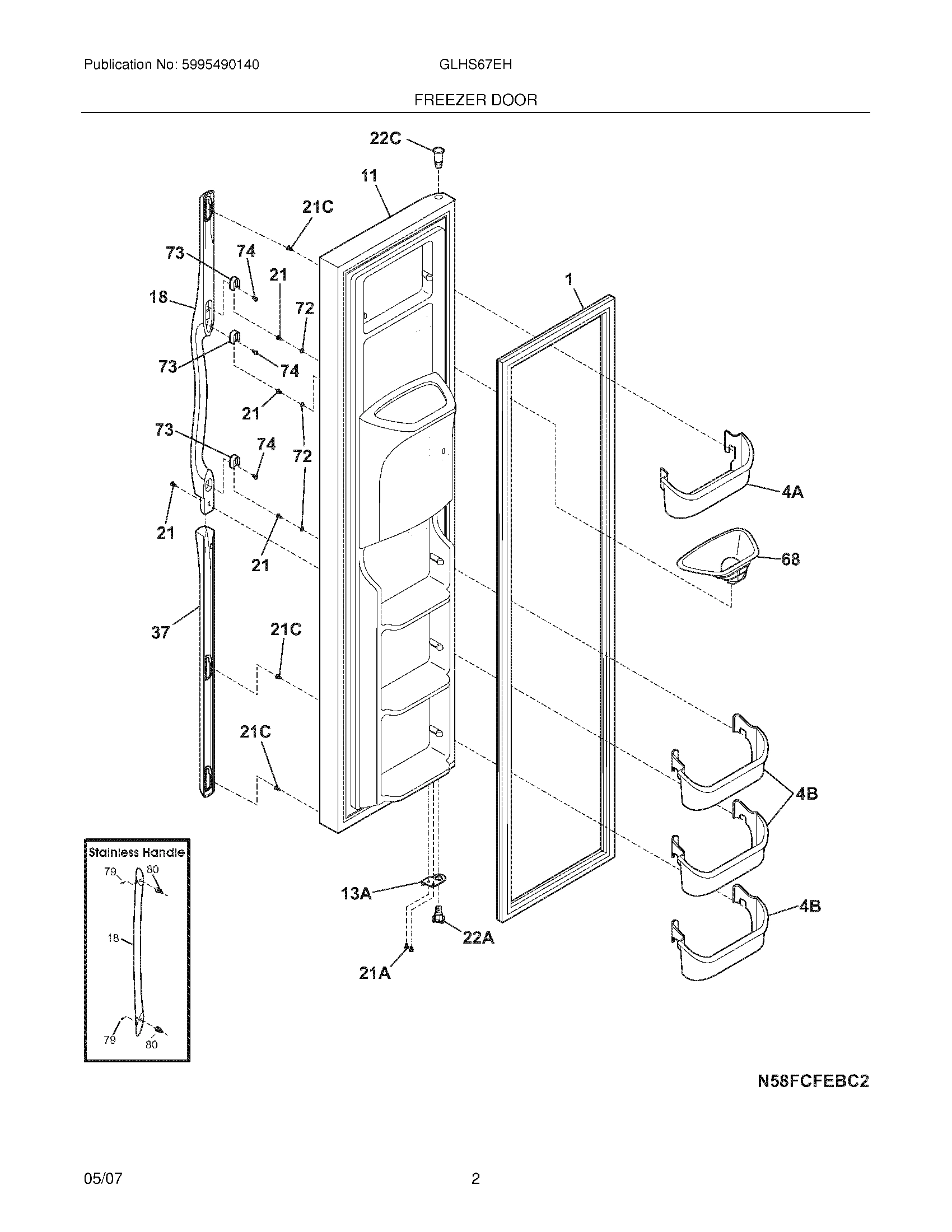 03 - FREEZER DOOR