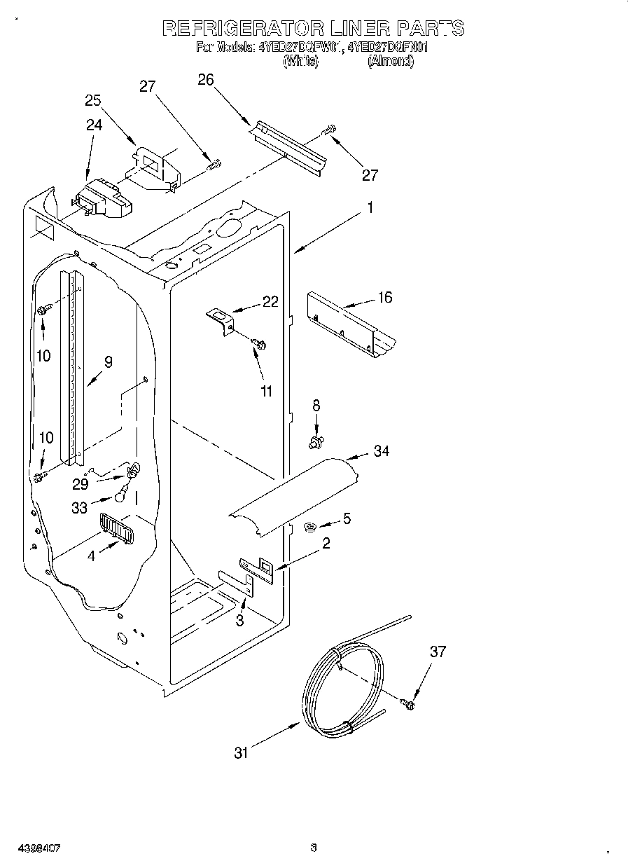 02 - REFRIGERATOR LINER
