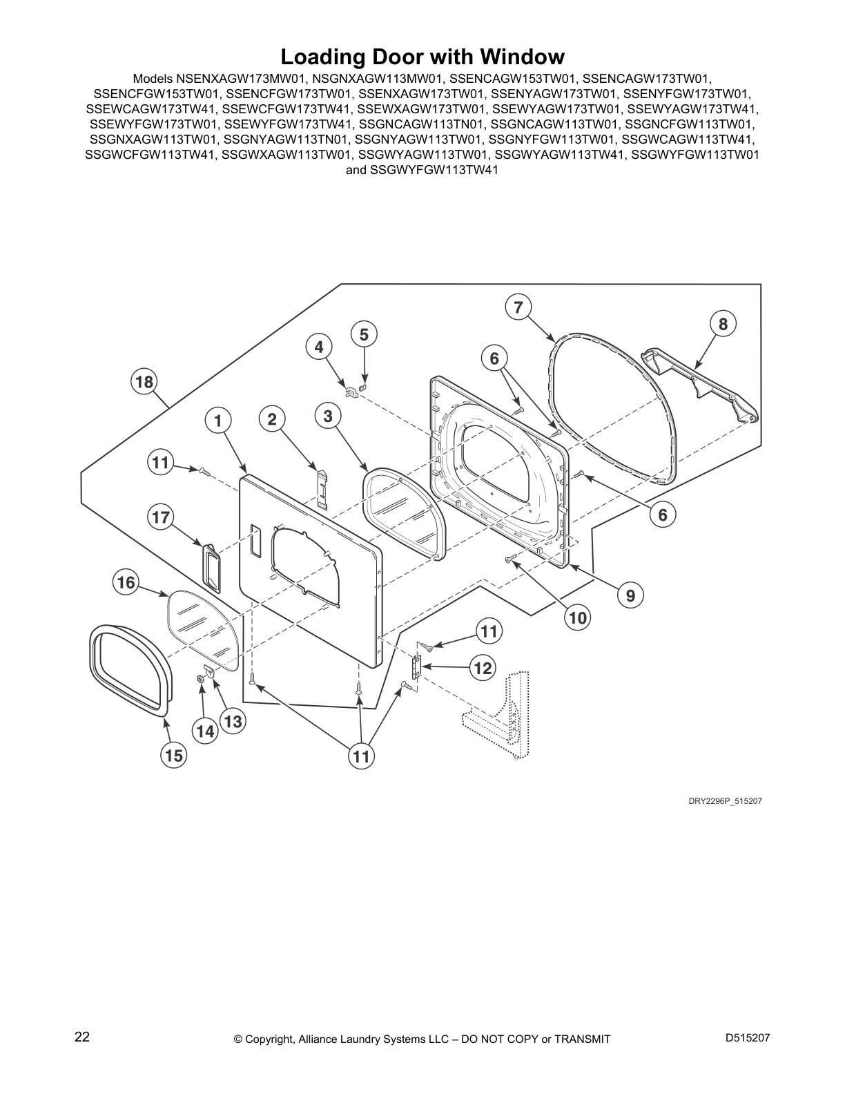 Loading Door with Window