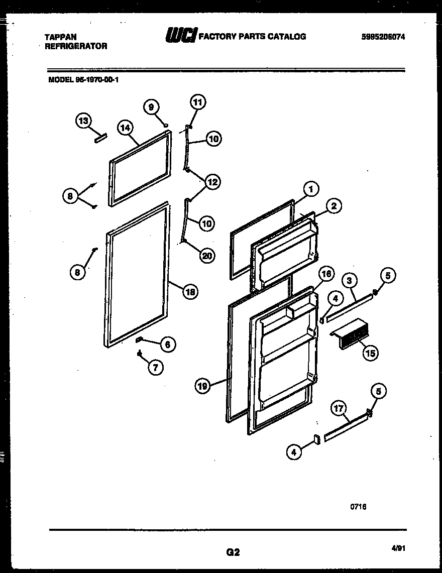 02 - CABINET AND COMPONENT PARTS