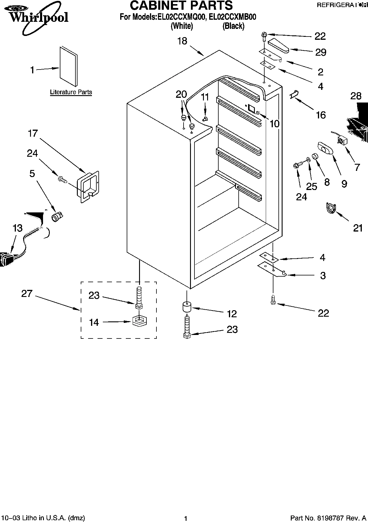 01 - CABINET PARTS