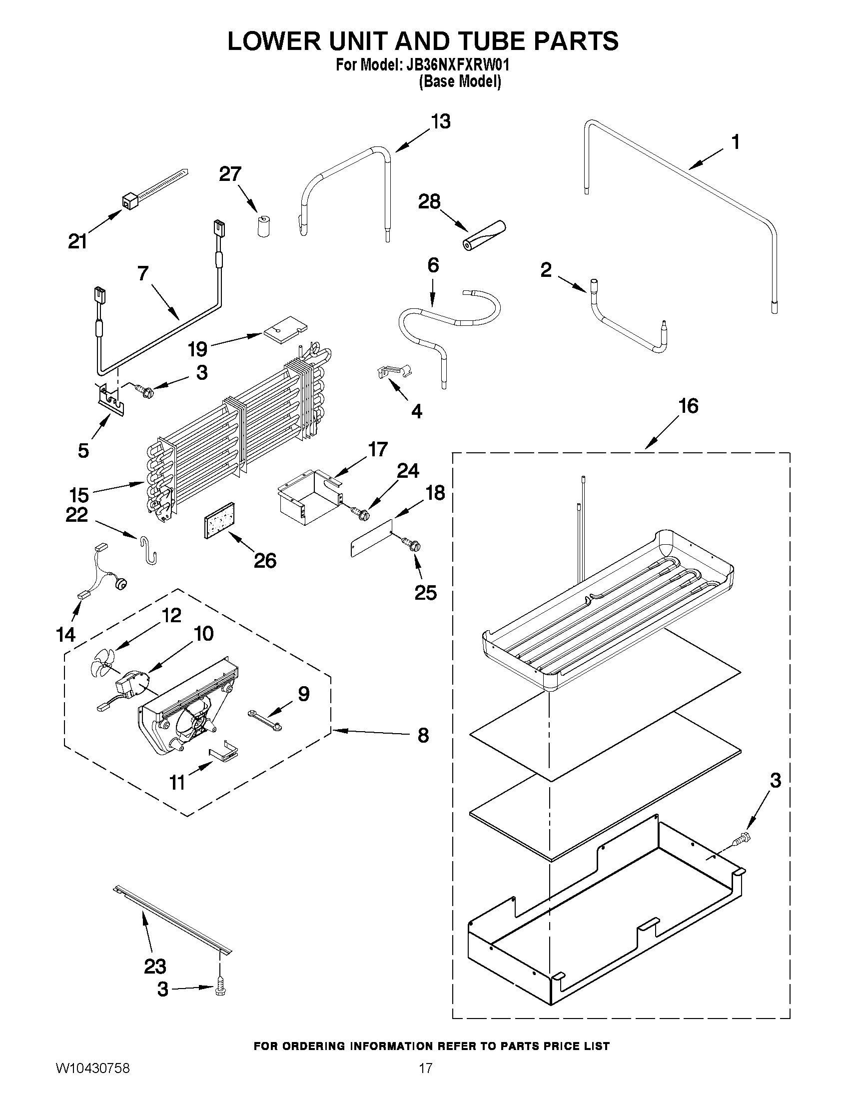 10 - LOWER UNIT AND TUBE PARTS