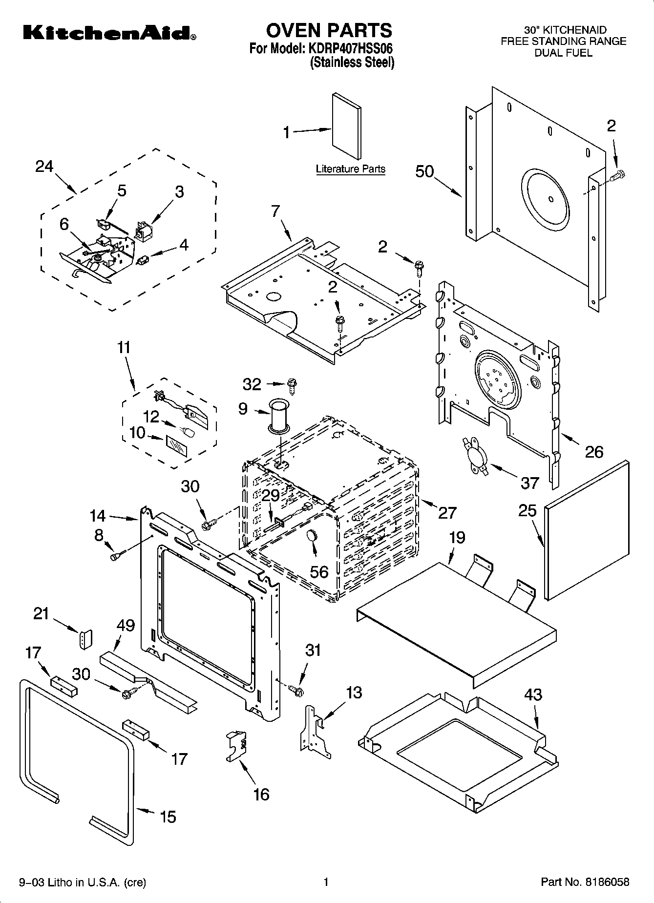 01 - OVEN PARTS
