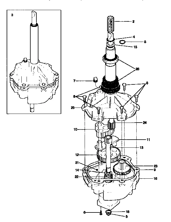 GEARCASE/TRANSMISSION