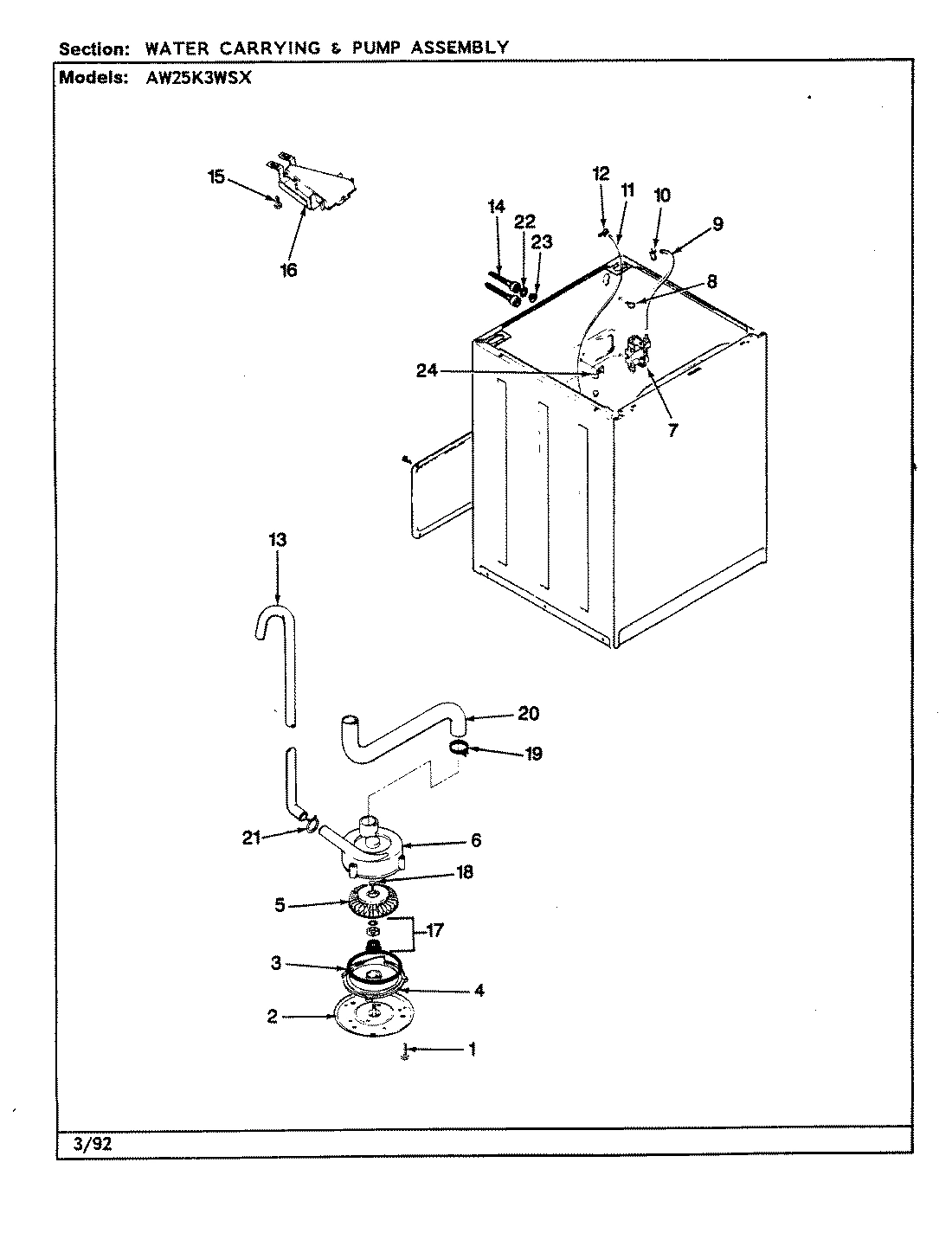 06 - WATER CARRYING & PUMP ASSY.