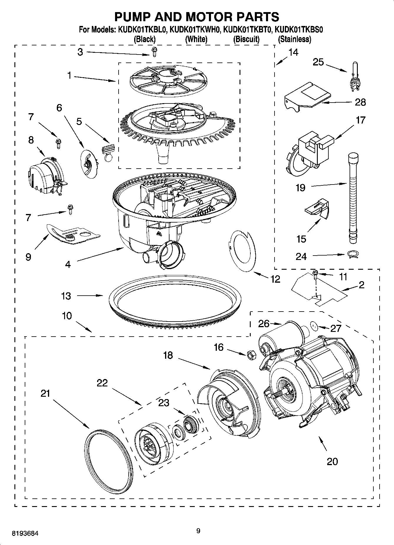 08 - PUMP AND MOTOR PARTS