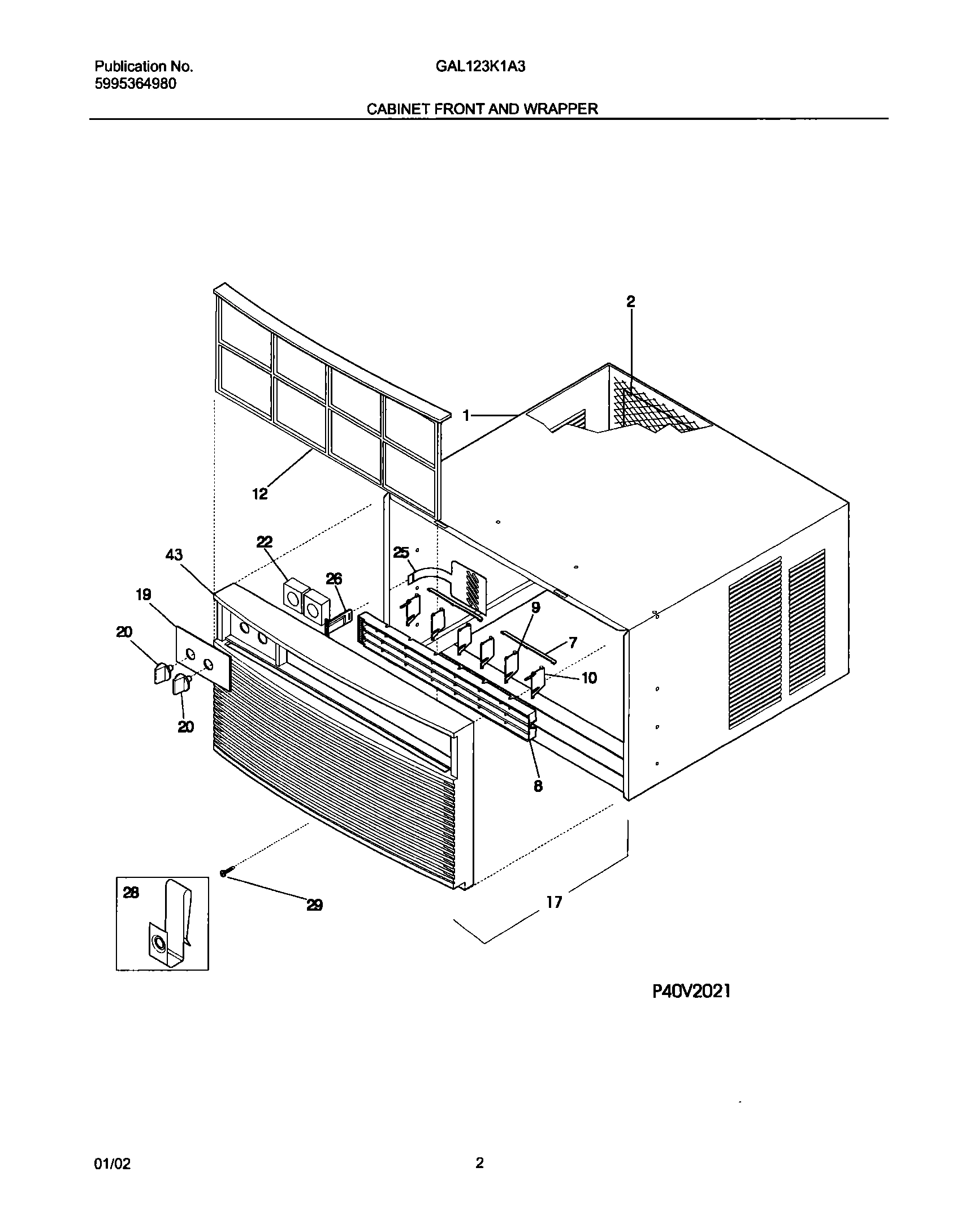 03 - CABINET FRONT AND WRAPPER