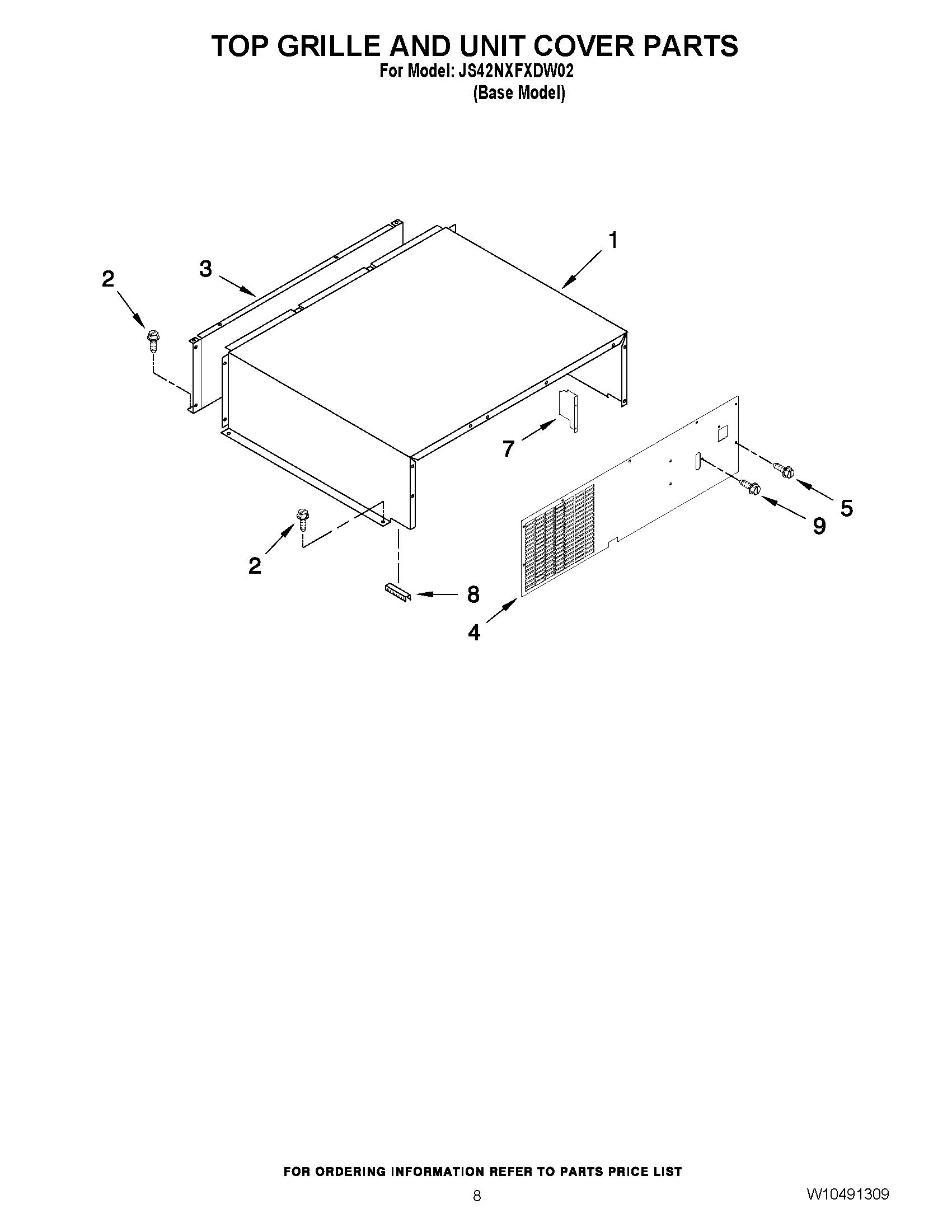 06 - TOP GRILLE AND UNIT COVER PARTS