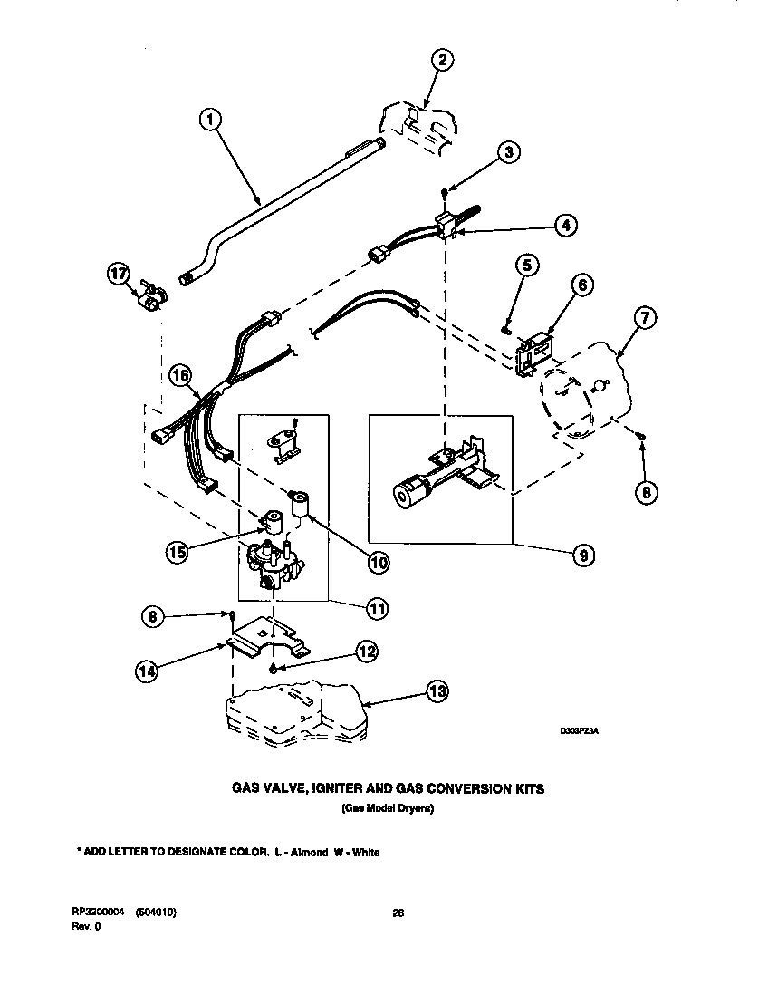 05 - GAS VALVE, IGNITER & GAS CONVERSION KITS