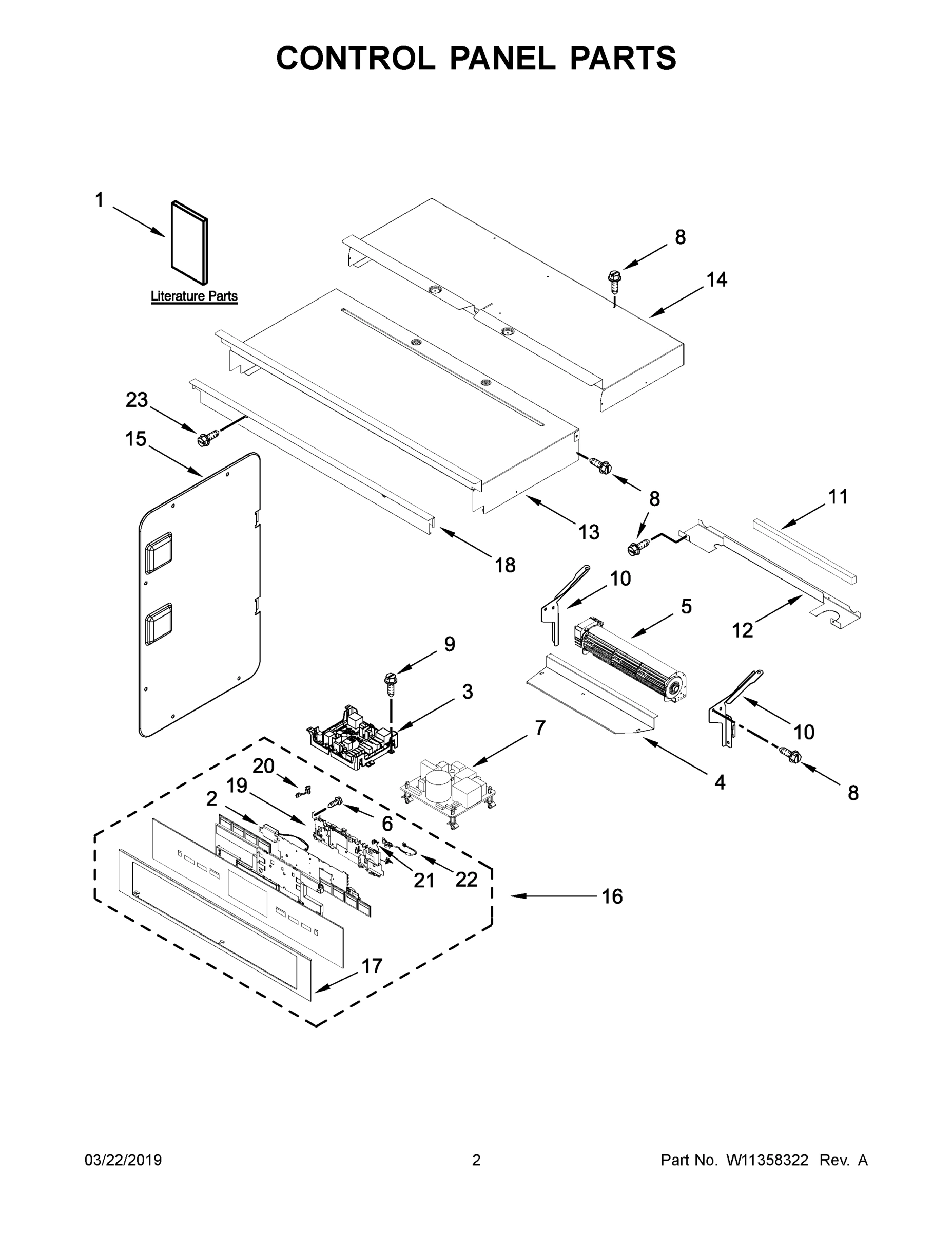 02 - CONTROL PANEL PARTS