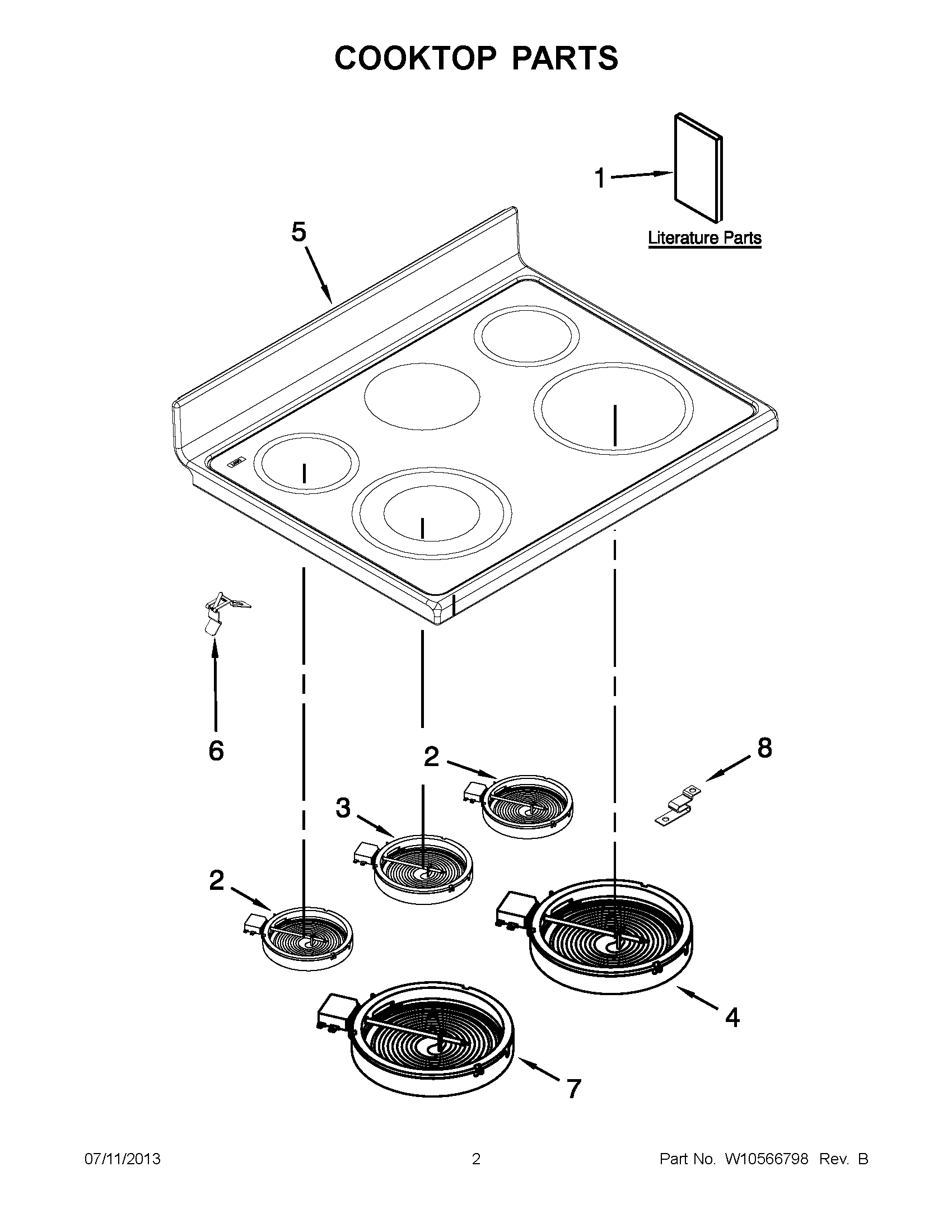 01 - COOKTOP PARTS