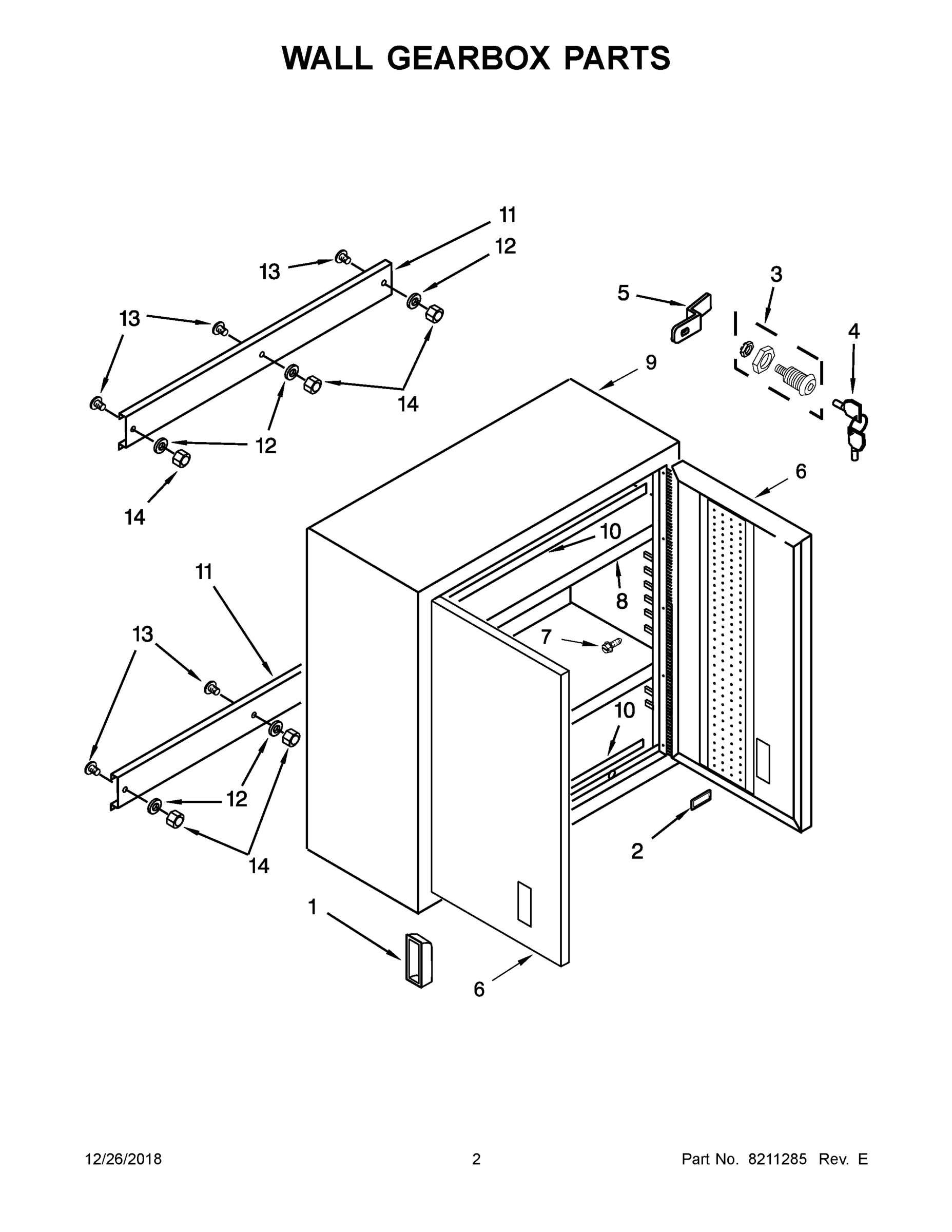 02 - WALL GEARBOX PARTS