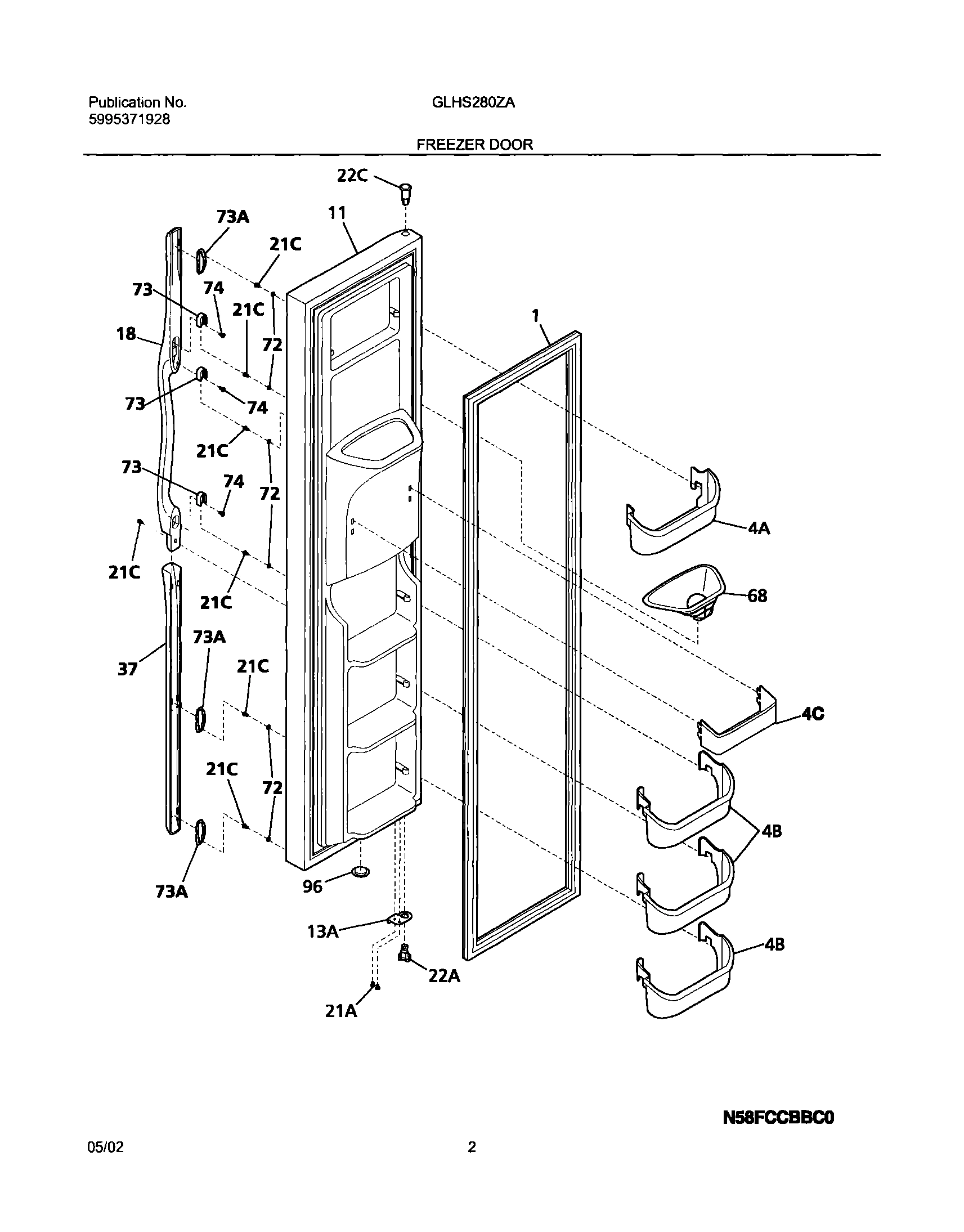 03 - FREEZER DOOR