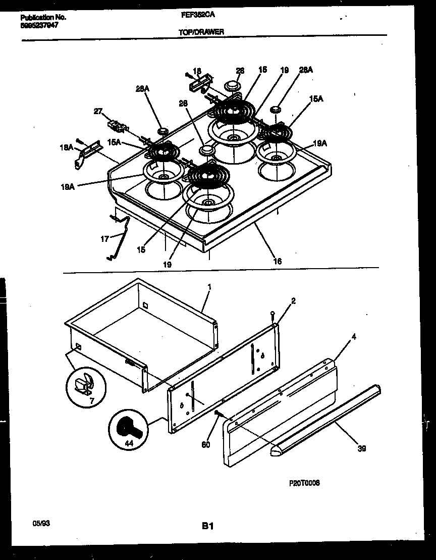 04 - COOKTOP AND DRAWER PARTS