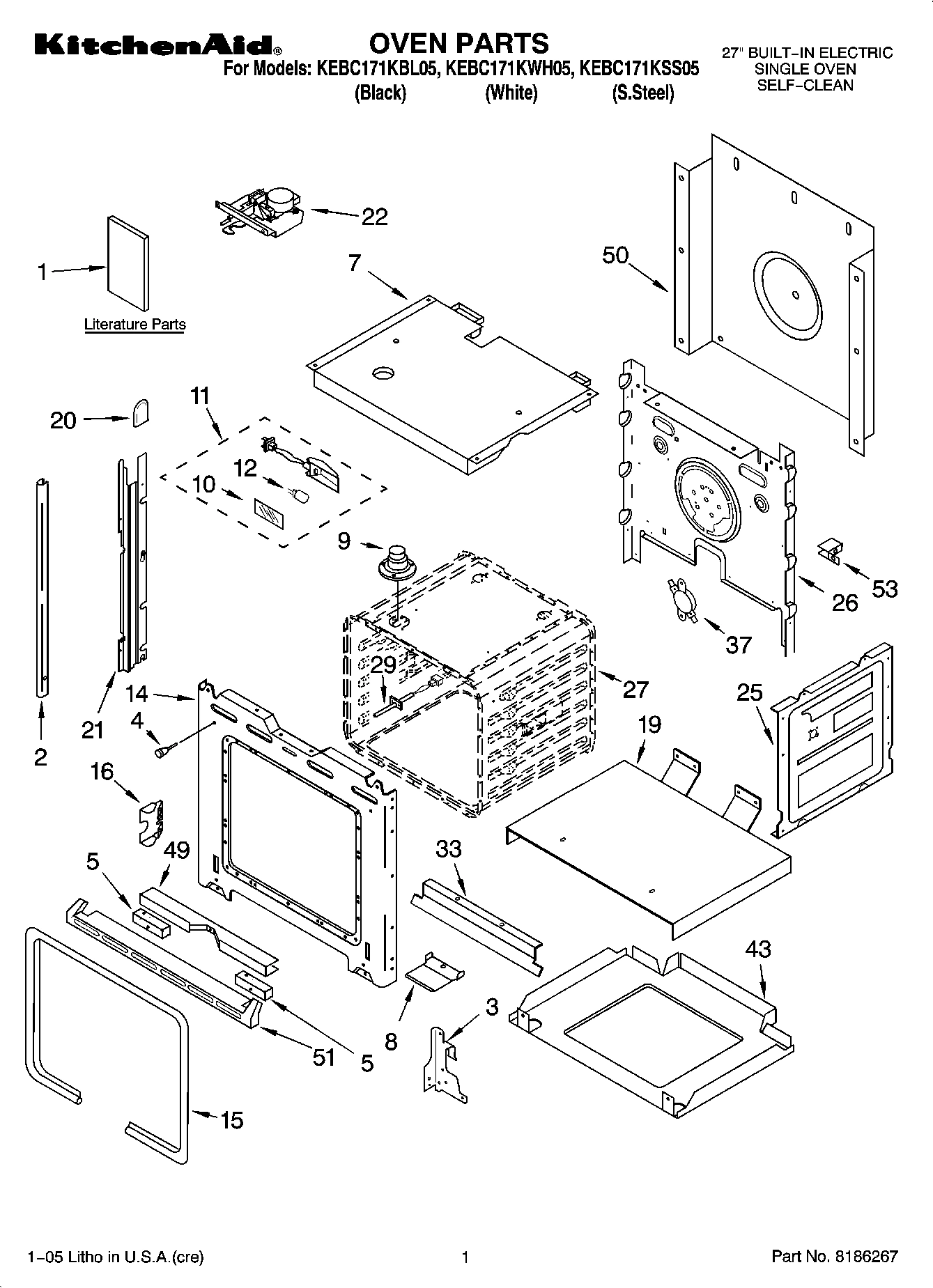01 - OVEN PARTS