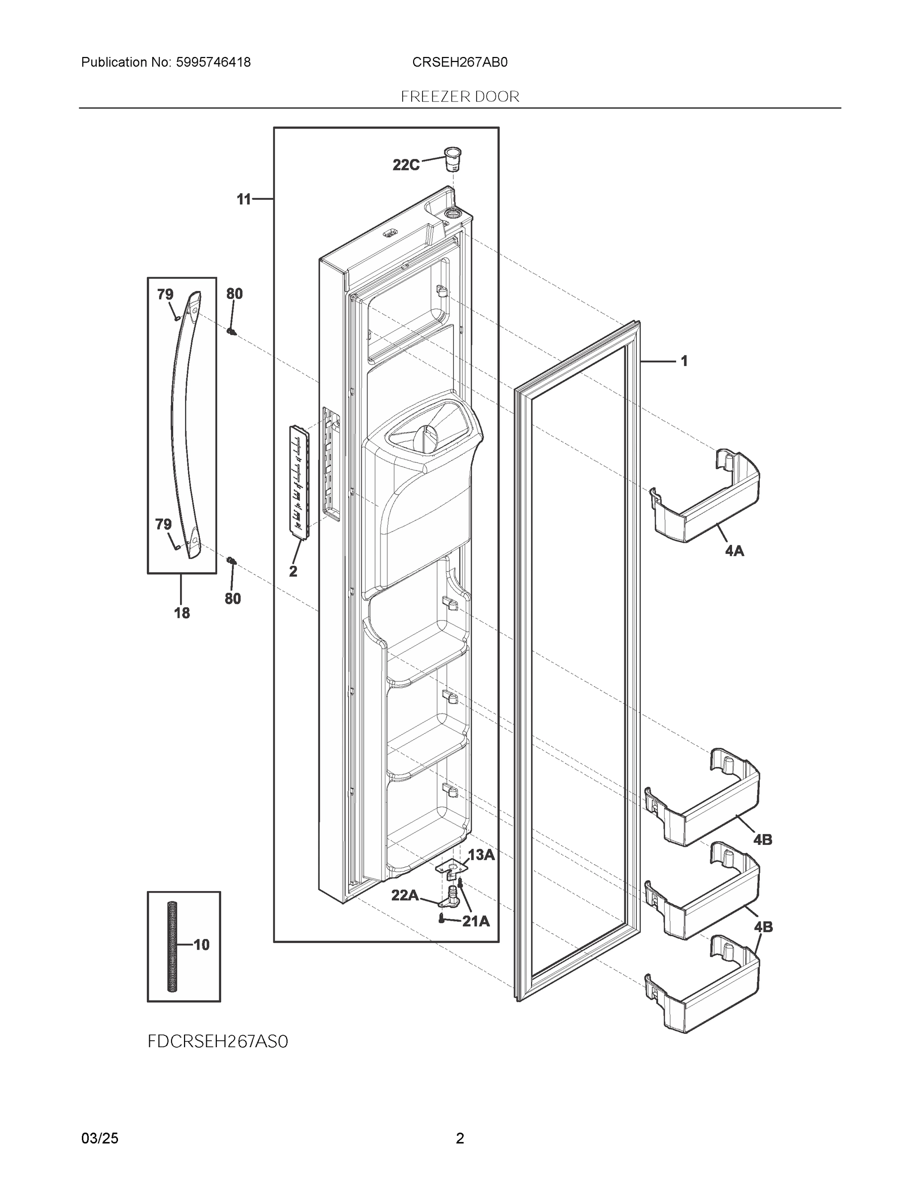 02 - FREEZER DOOR