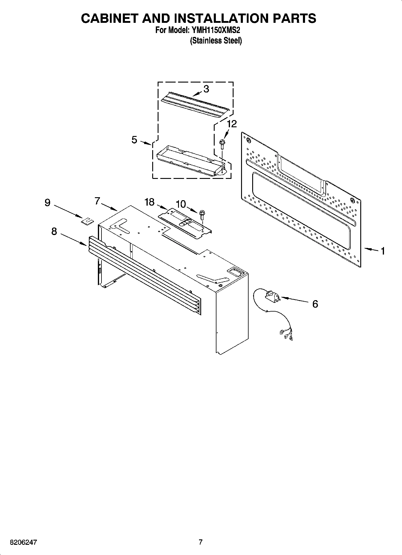 06 - CABINET AND INSTALLATION PARTS