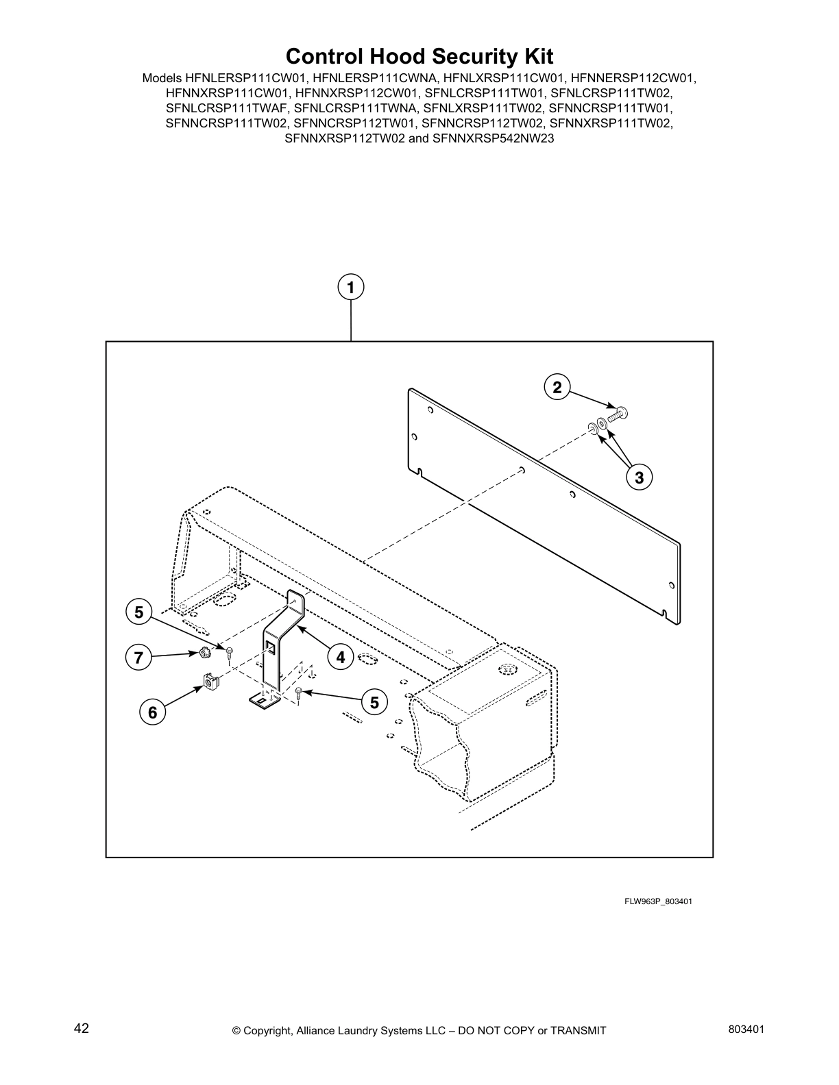 Control Hood Security Kit