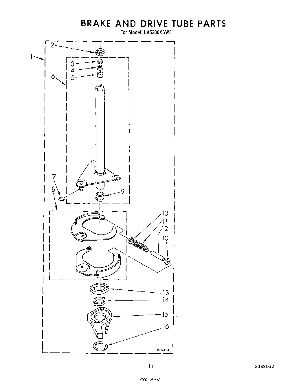 09 - BRAKE AND DRIVE TUBE