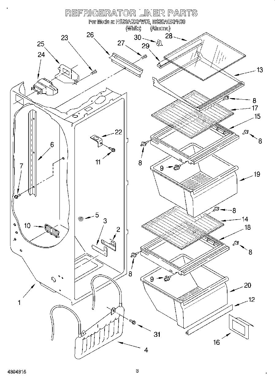 02 - REFRIGERATOR LINER