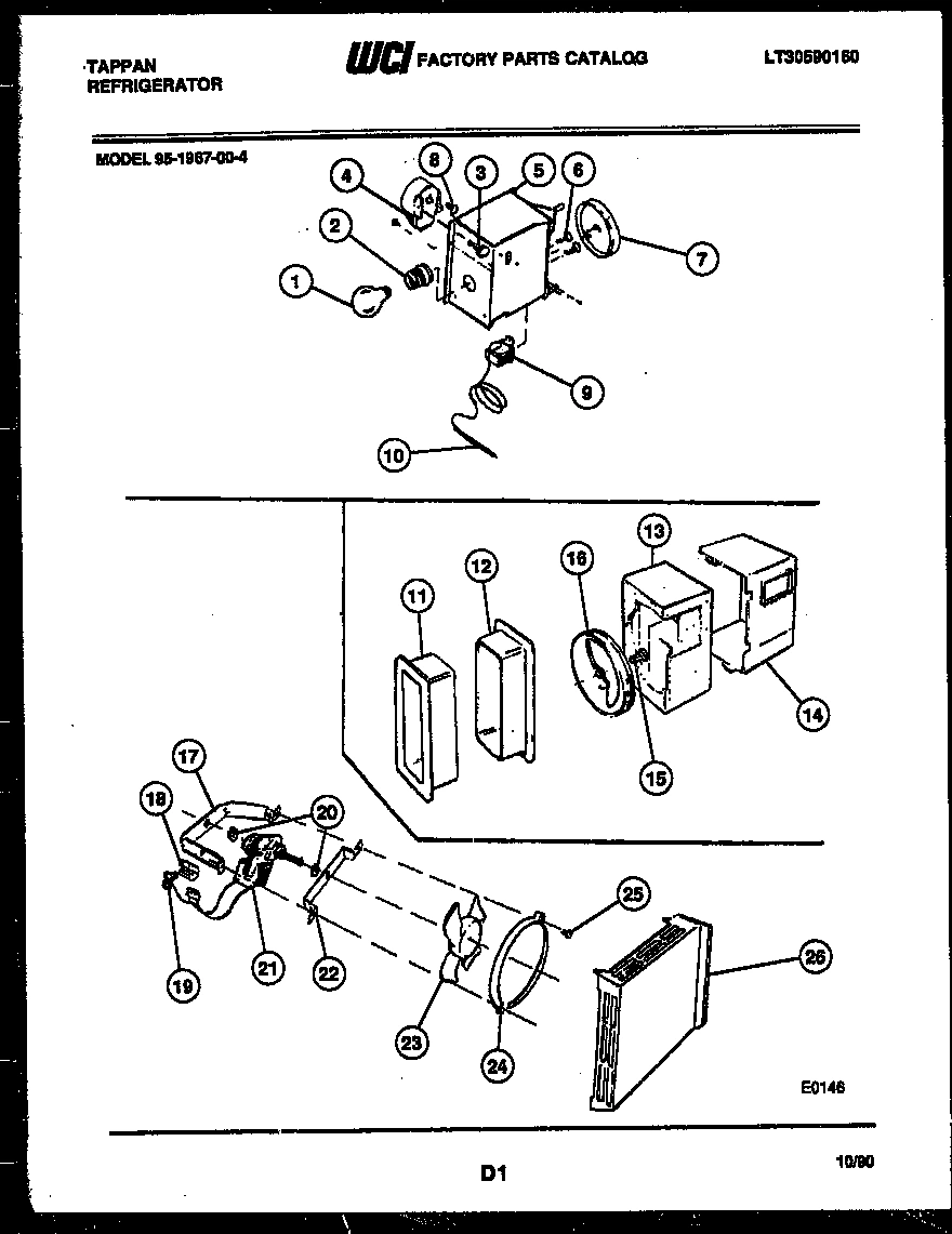 06 - REFRIGERATOR CONTROL ASSEMBLY, DAMP