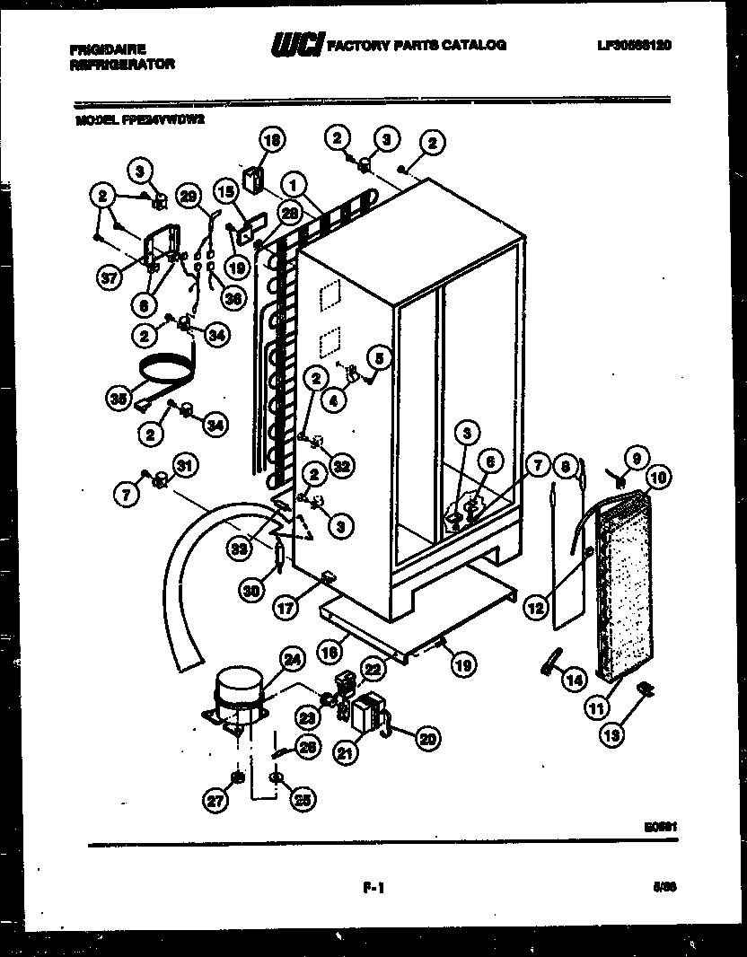 10 - SYSTEM AND AUTOMATIC DEFROST PARTS