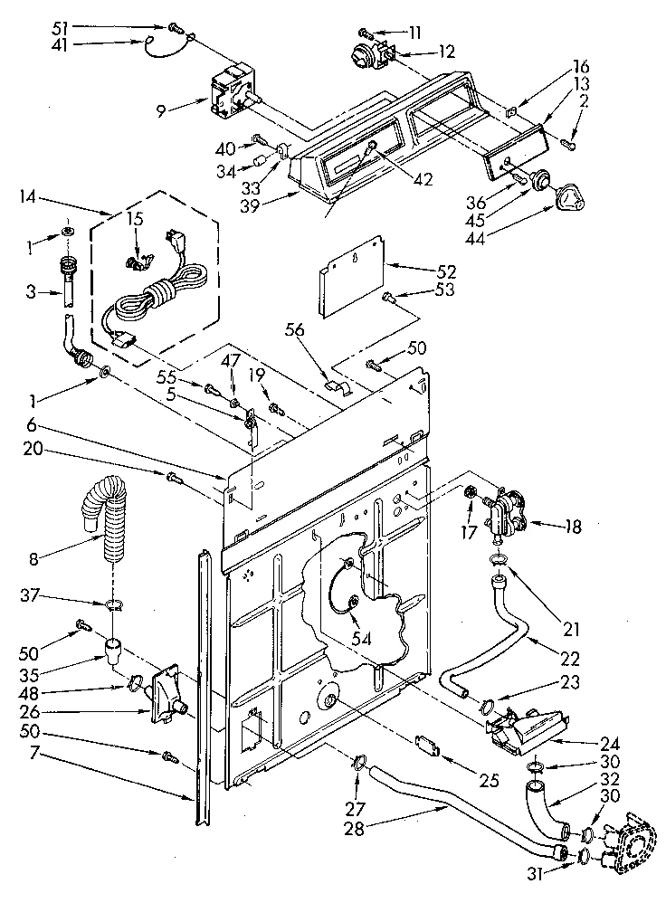 CONSOLE AND REAR PANEL