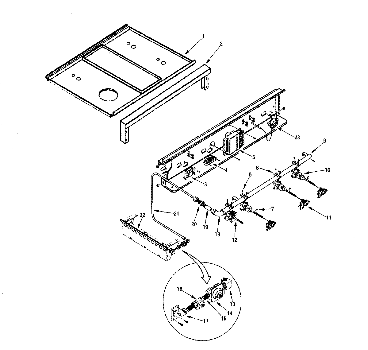 08 - TOP/BURNER VALVES