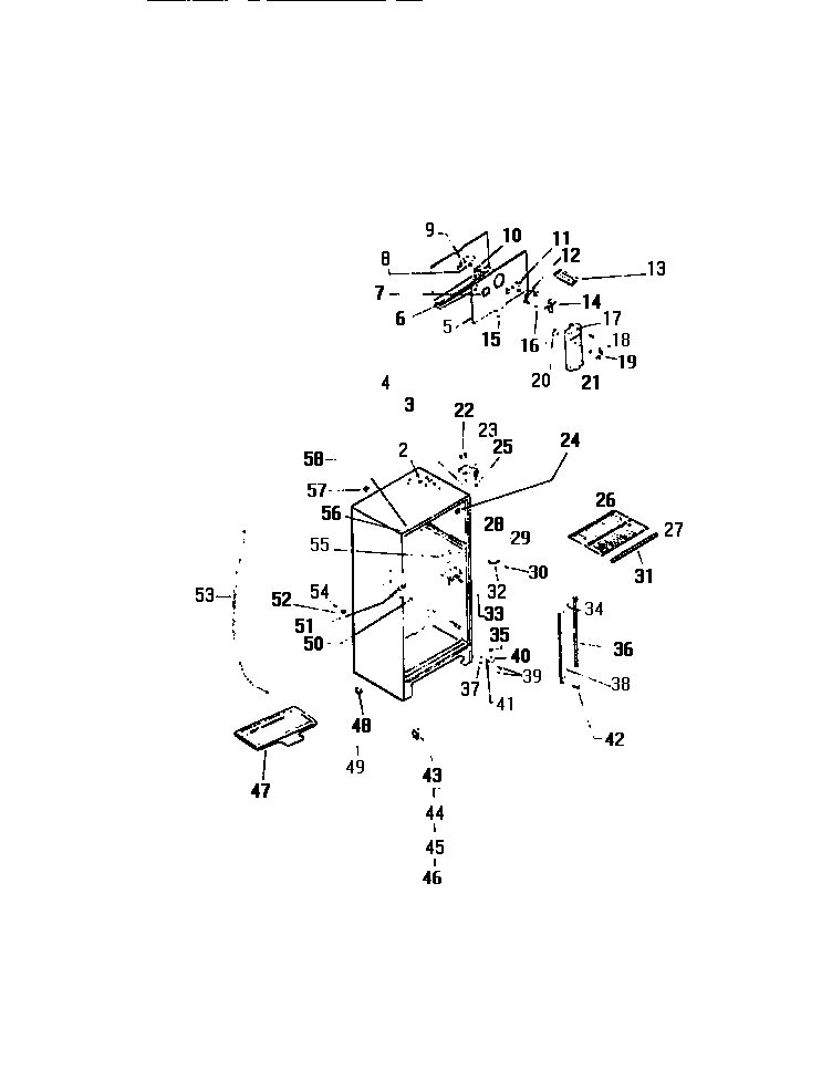 03 - CABINET W/ FAN ASSEMBLY