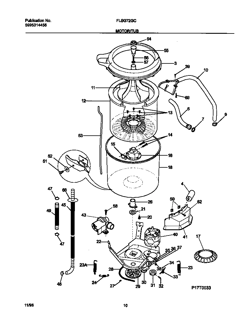 06 - P17T0033 WSHR MTR,HOSE