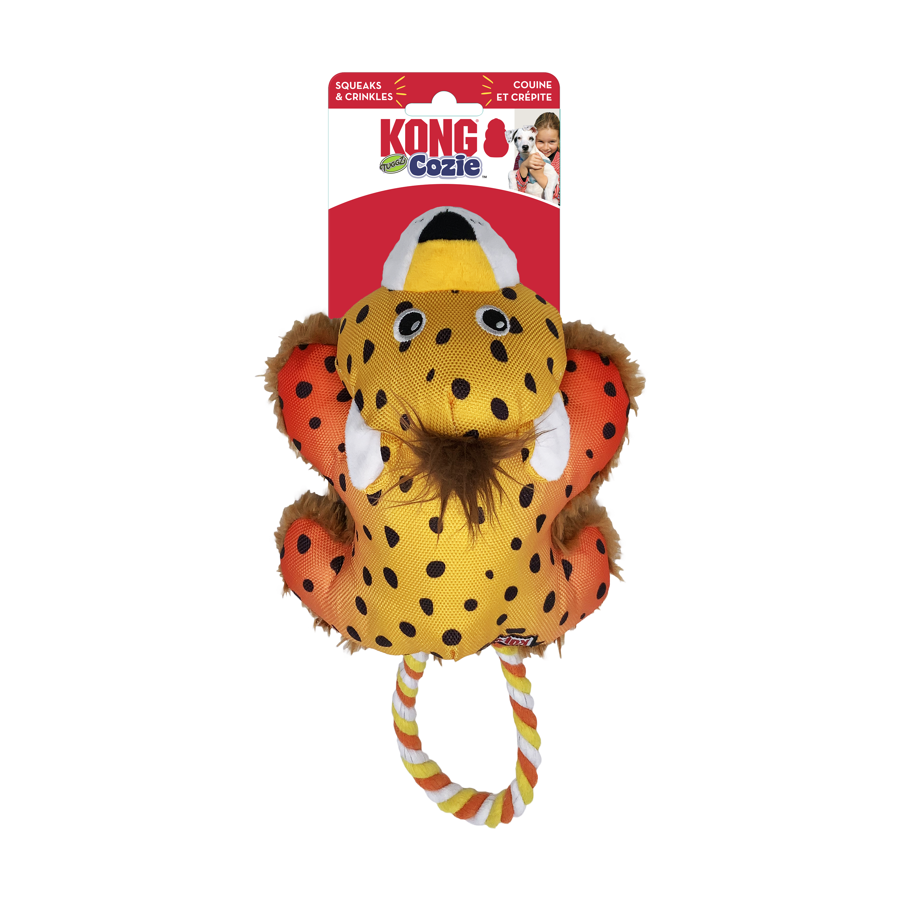 Cozie Tuggz Cheetah onpack product image