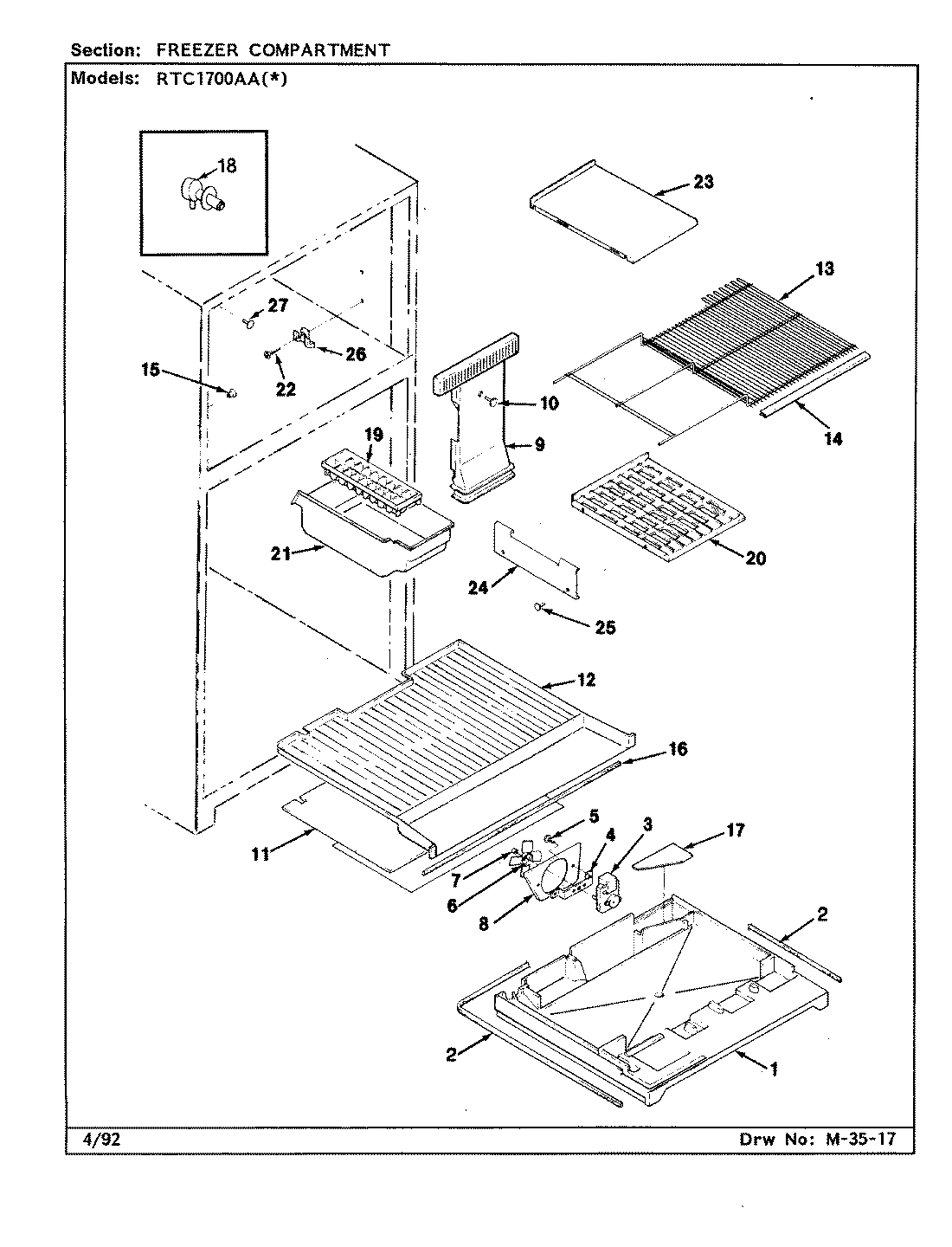 01 - FREEZER COMPARTMENT