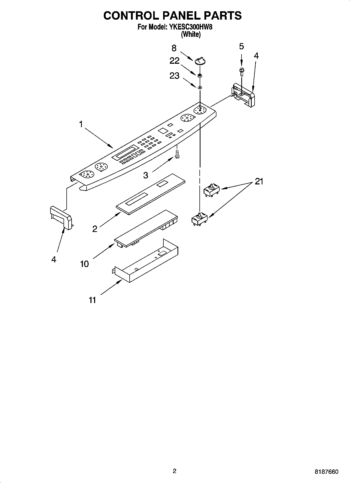 02 - CONTROL PANEL PARTS